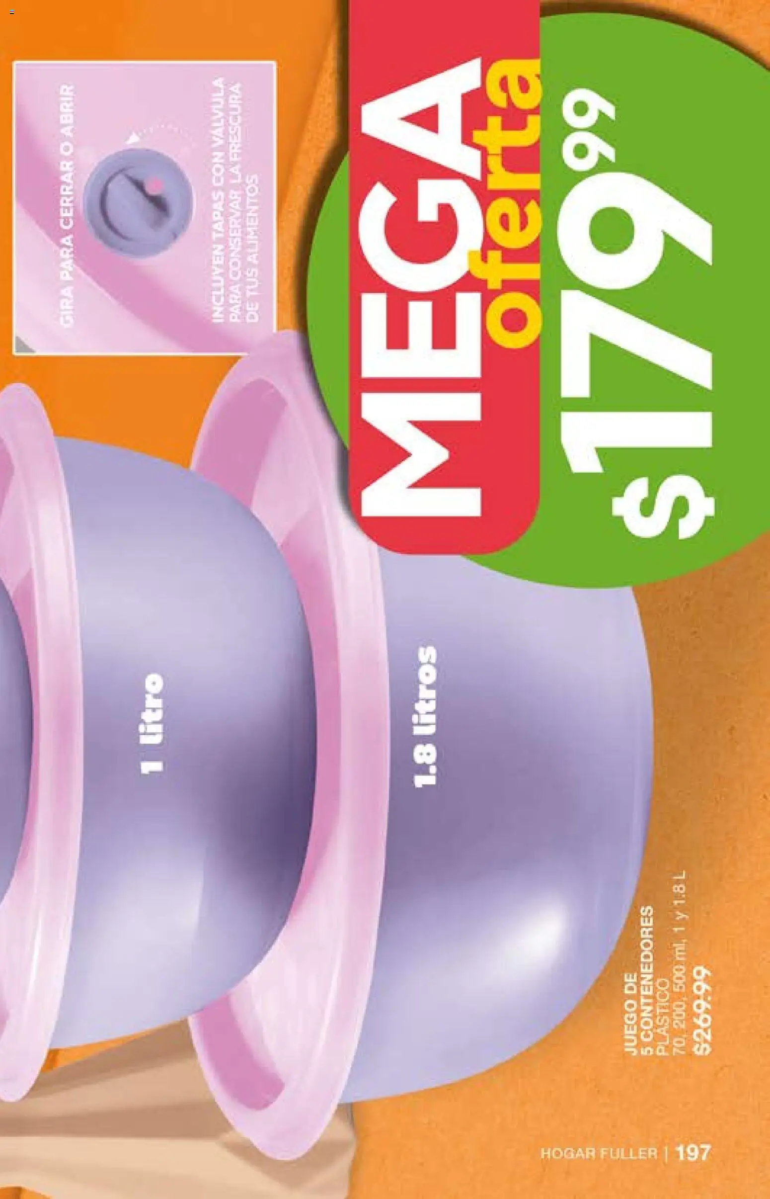 Nuevas ofertas de Fuller válidas en toda la República Mexicana desde el 15.04.2026. ¡Encuentra las mejores ofertas en Fuller campaña 1 2026! | Página: 199 | Productos: Juego, Válvula