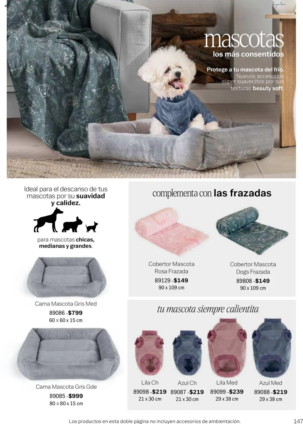 Nuevas ofertas de Vianney válidas en toda la República Mexicana desde el 15.08.2025. ¡Encuentra las mejores ofertas en Vianney - Catálogo Invierno! | Página: 149 | Productos: Cobertor, Cama