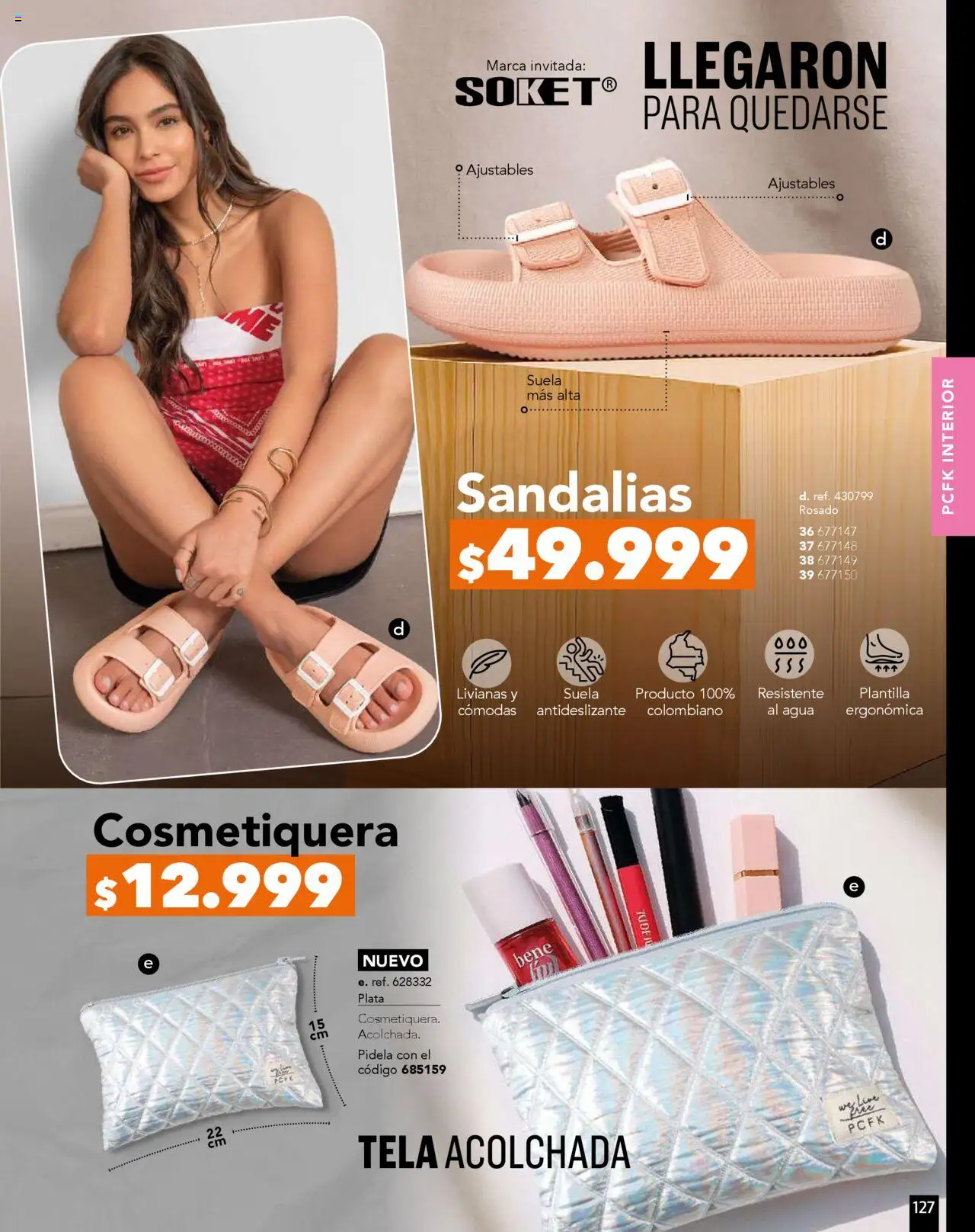 Pacifika revista - valida desde el 10.09.2025 | Página: 147 | Productos: Sandalias, Agua