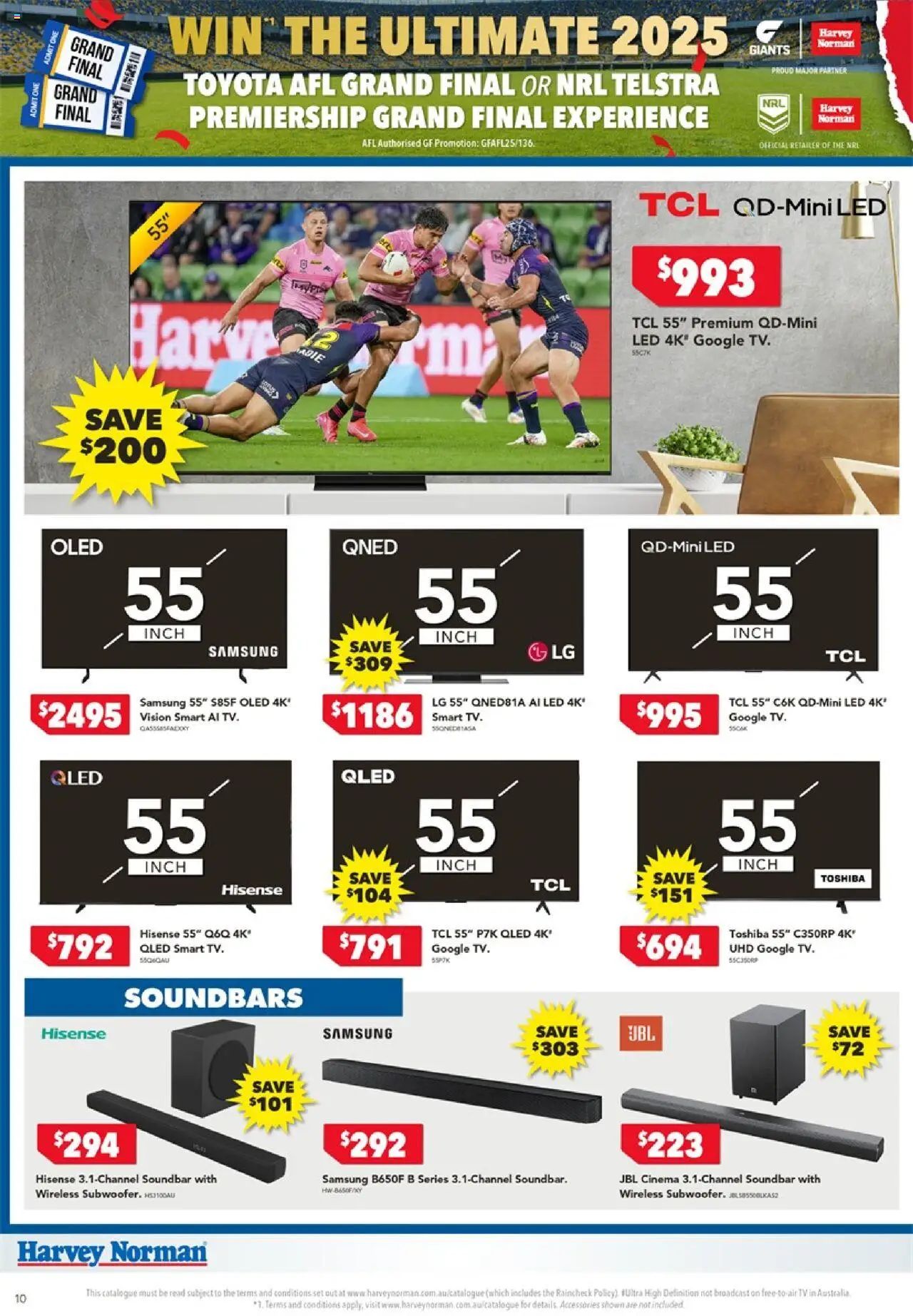 Harvey Norman catalogue - valid from 04.09.2025 | Page: 10 | Products: Accessories, Tv