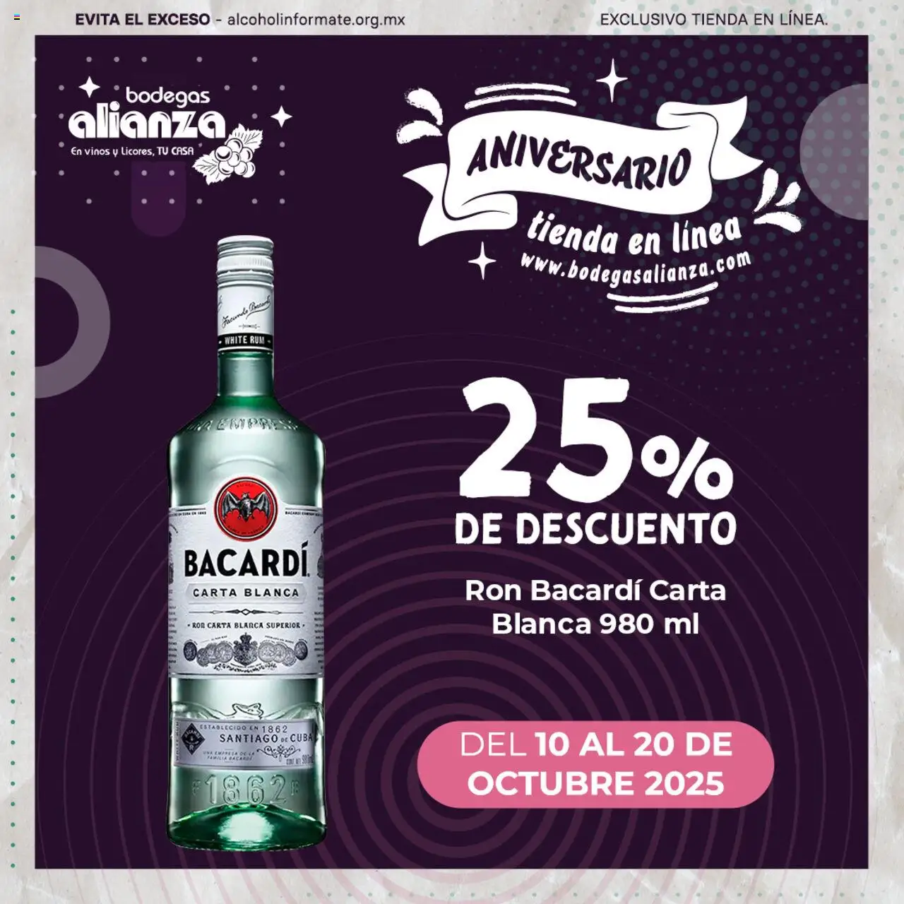 Nuevas ofertas de Bodegas Alianza válidas en toda la República Mexicana desde el 10.10.2025. ¡Encuentra las mejores ofertas en Bodegas Alianza catálogo Por aniversario de la tienda en línea,! | Página: 1
