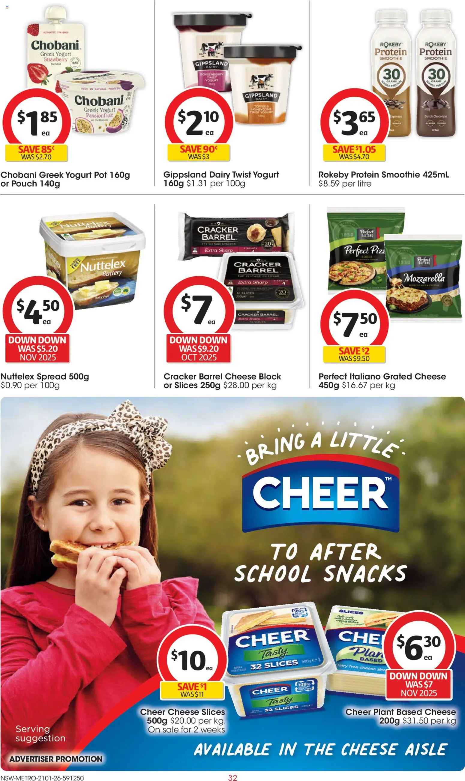 Coles catalogue - valid from 21.01.2026 | Page: 32 | Products: Pot, Dairy, Cheese, Passionfruit