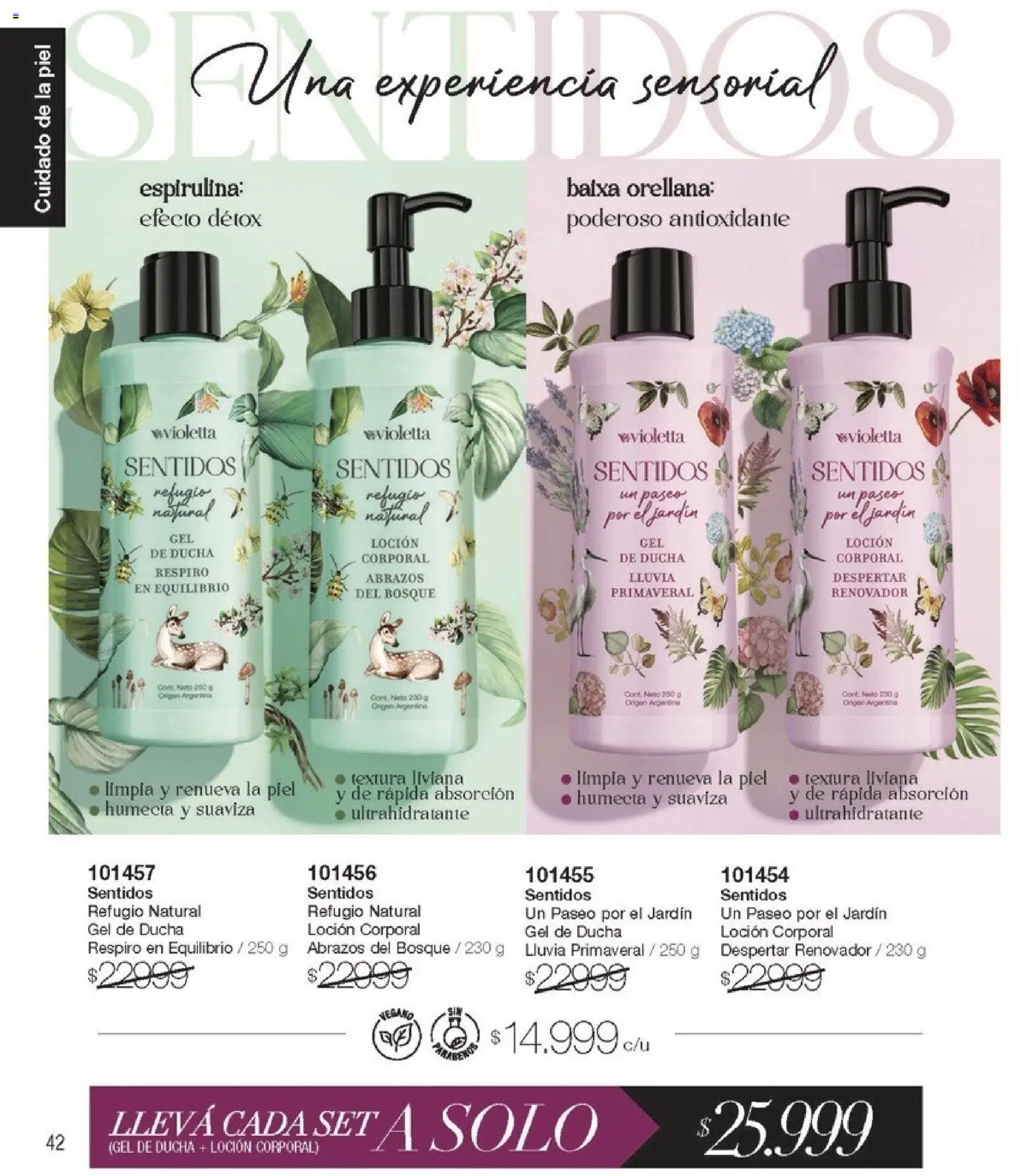Violetta catálogo │ válido desde el 01.01.2026 | Página: 42 | Productos: Ducha, Gel de ducha, Loción