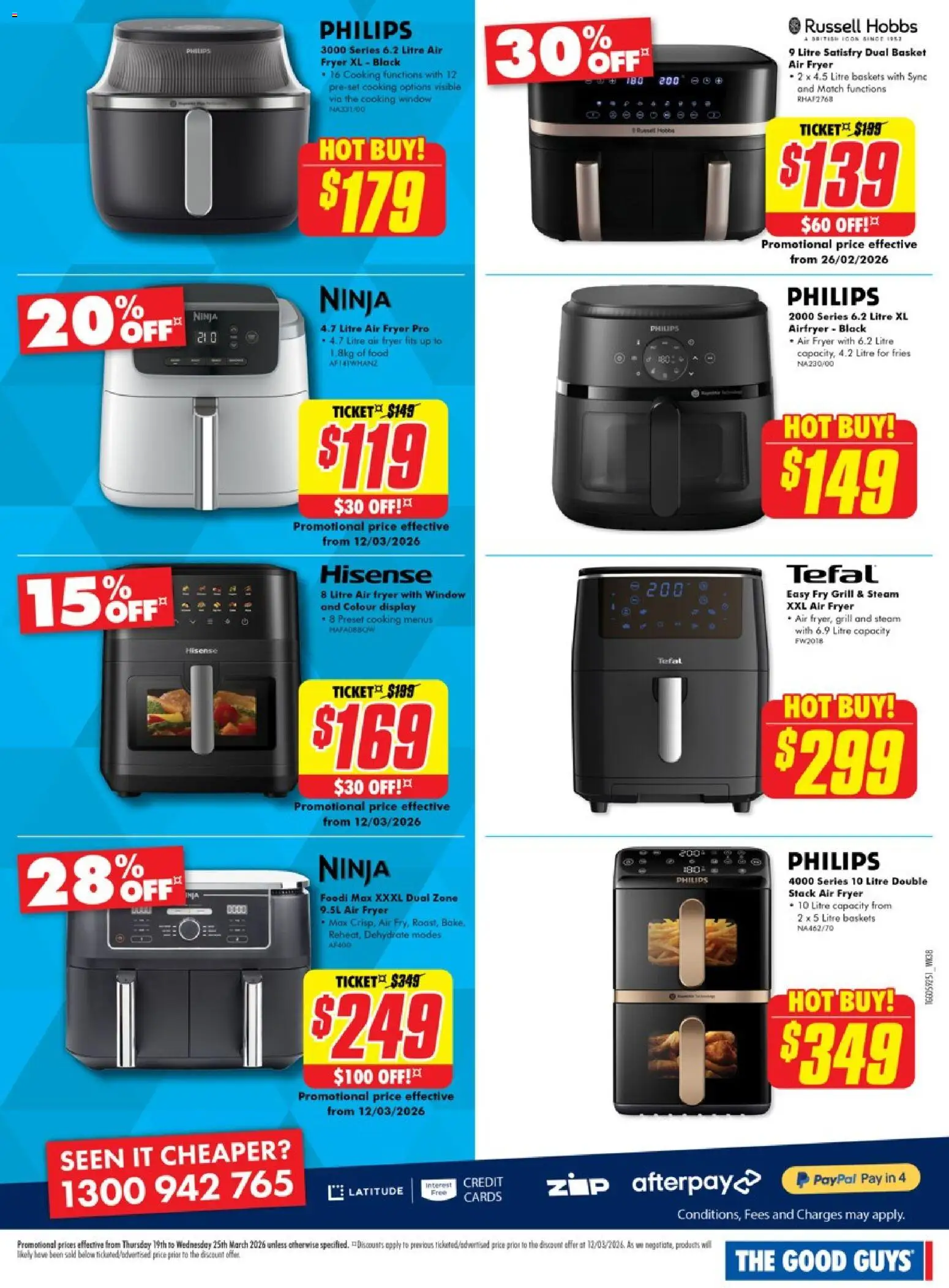 The Good Guys catalogue - valid from 18.03.2026 | Page: 12 | Products: Basket, Window, Grill