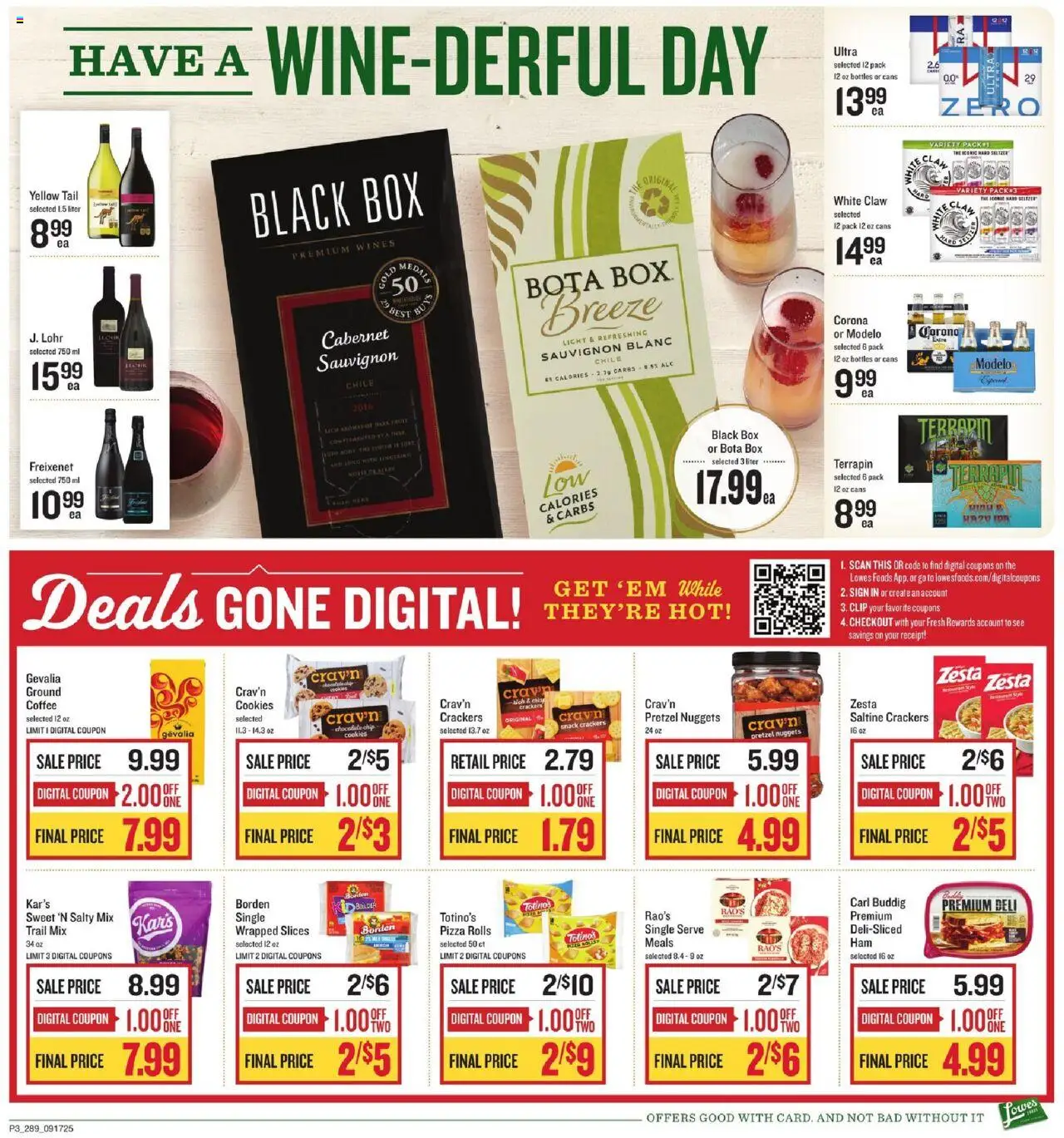 Lowes Foods Weekly Ad - GA - valid from 17.09.2025 | Page: 3 | Products: Box, Coffee, Pizza, Cookies