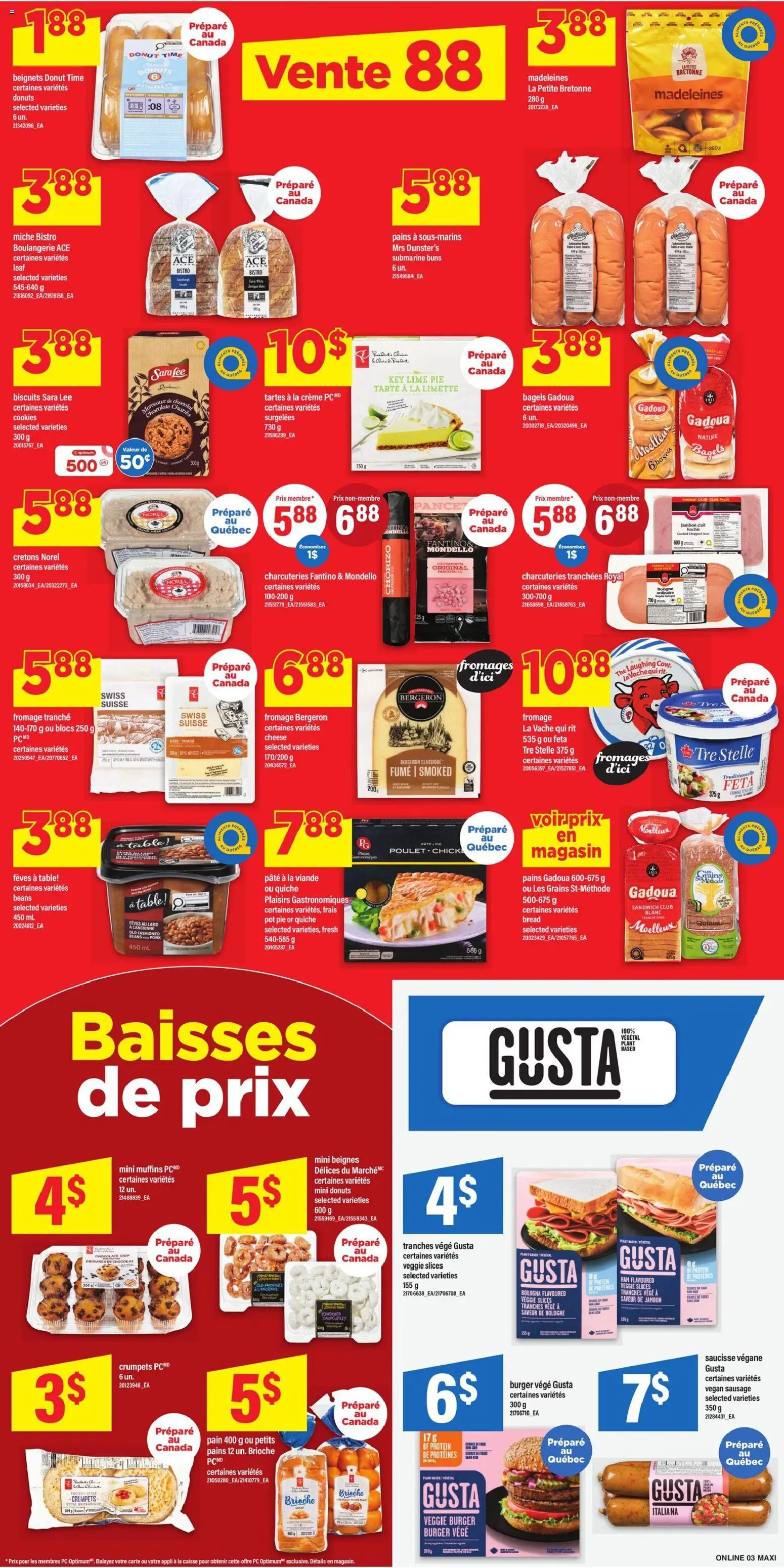 Maxi flyer valid from 16.04.2026 | Page: 6 | Products: PC, Bread, Chocolate, Pork