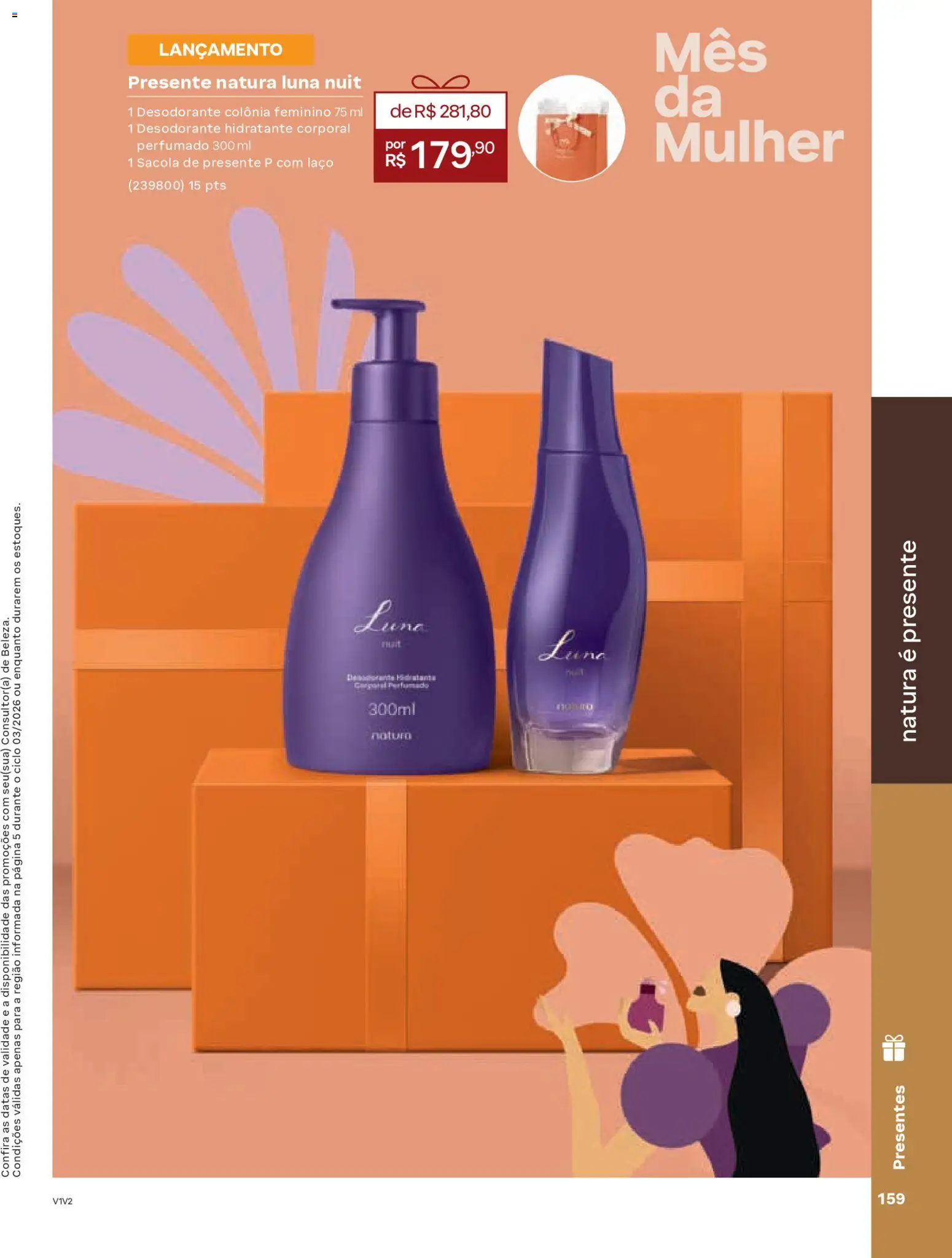 Natura Folheto - válido de 04.02.2026 | Página: 159 | Produtos: Hidratante corporal, Desodorante