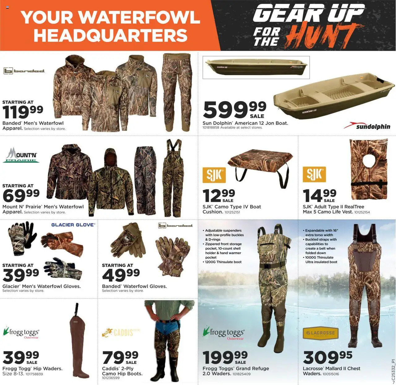 Mills Fleet Farm Gear Up For the Hunt - valid from 14.08.2025 | Page: 7 | Products: Belt, Waterfowl