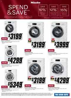 The Good Guys catalogue - valid from 31.08.2025 | Page: 3 | Products: Chain, Sportswear, Laundry, Dryer