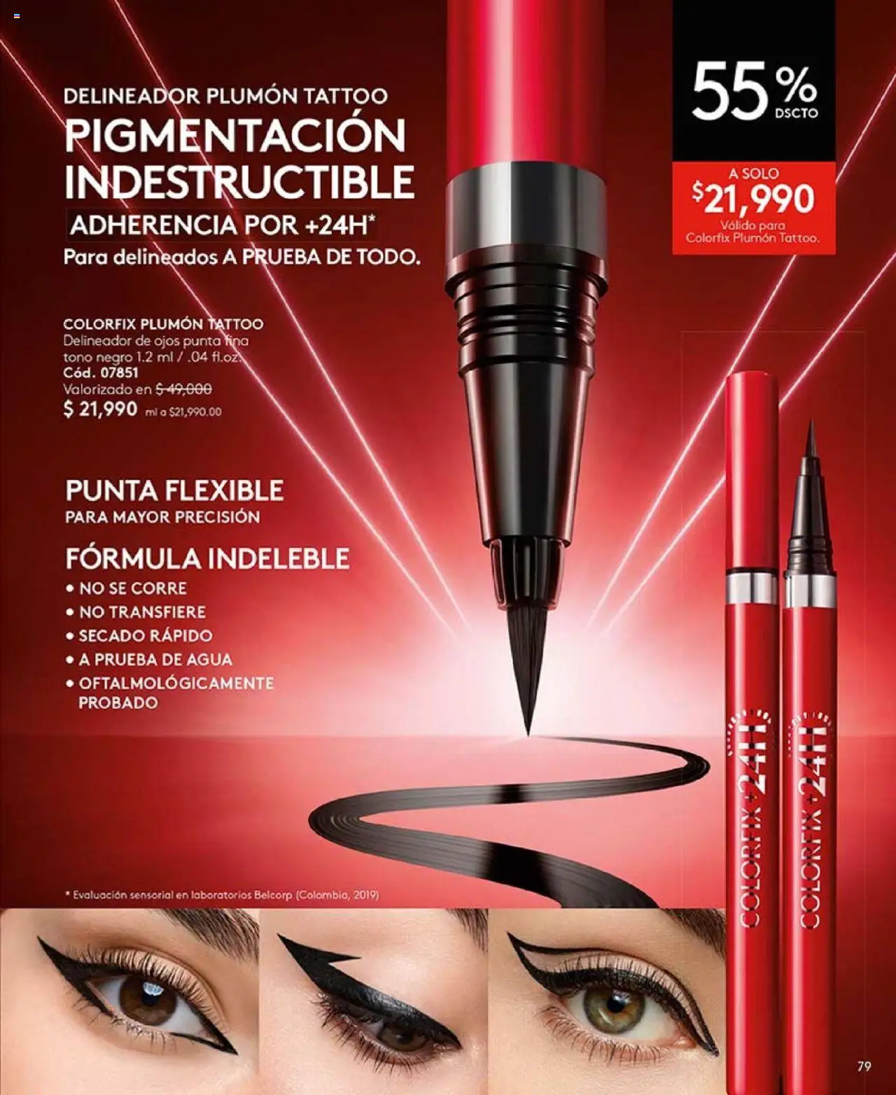 Ésika revista - valida desde el 14.10.2025 | Página: 79 | Productos: Agua, Delineador de ojos, Delineador