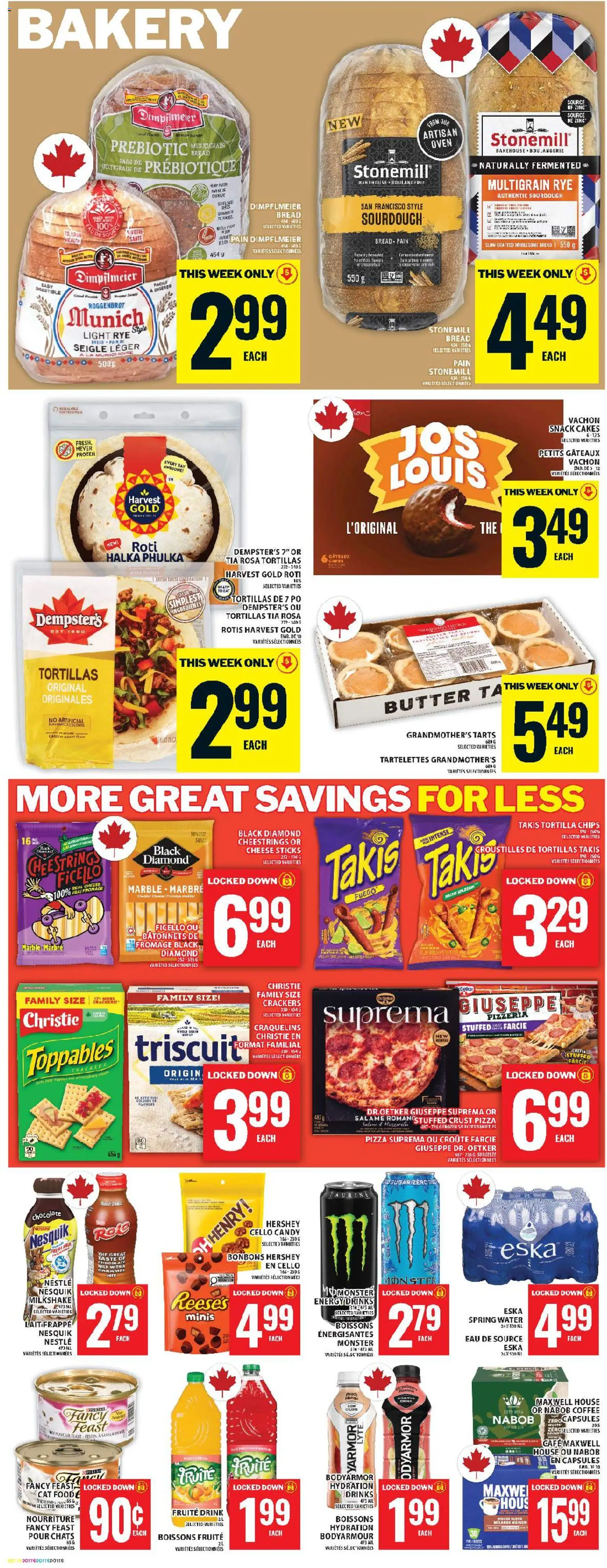 Food Basics flyer valid from 23.04.2026 | Page: 8 | Products: Mouse, Butter, Bread, Coffee