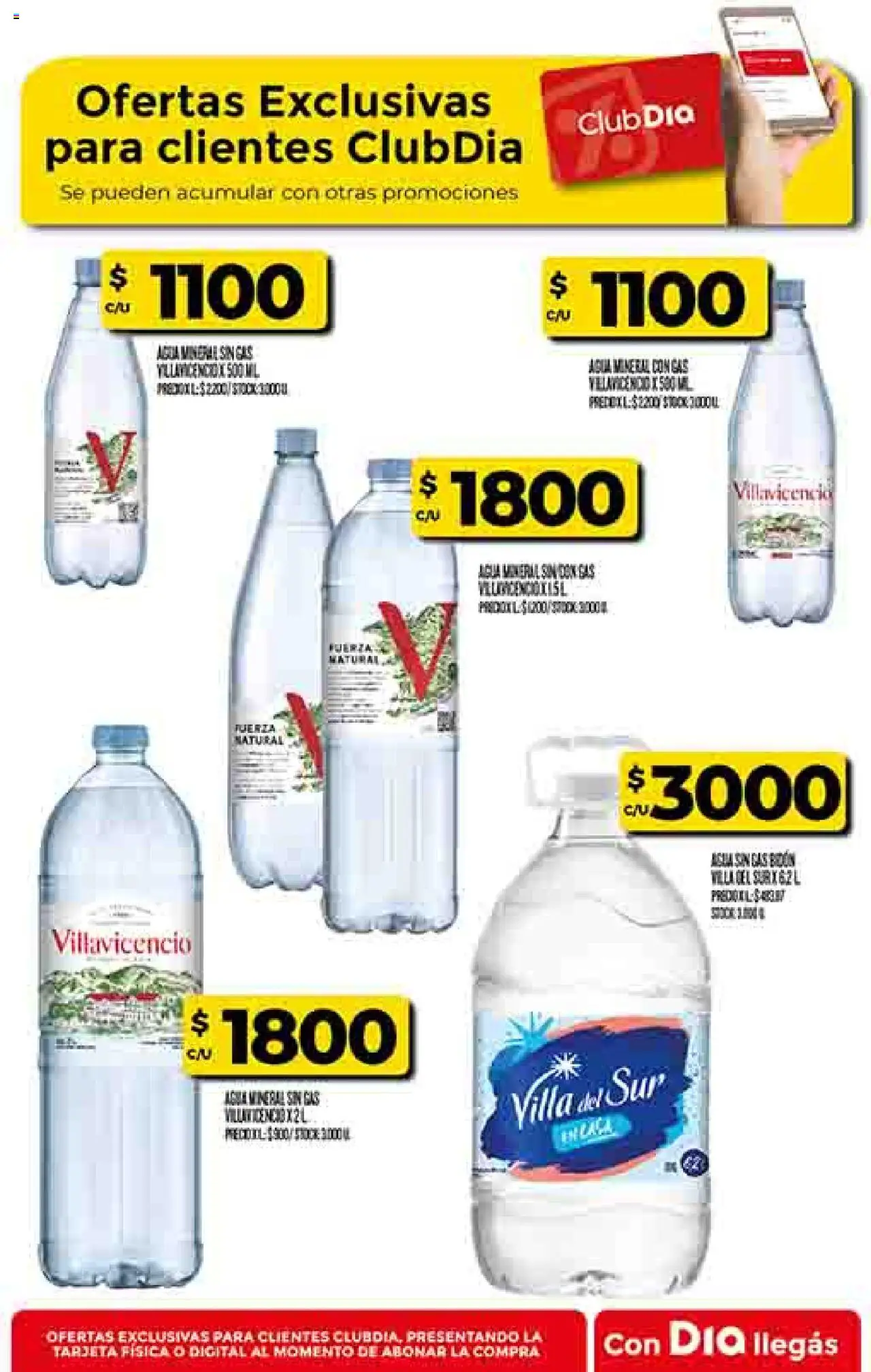 Supermercado DIA Ofertas │ válido desde el 15.10.2025 | Página: 50 | Productos: Bidón, Agua