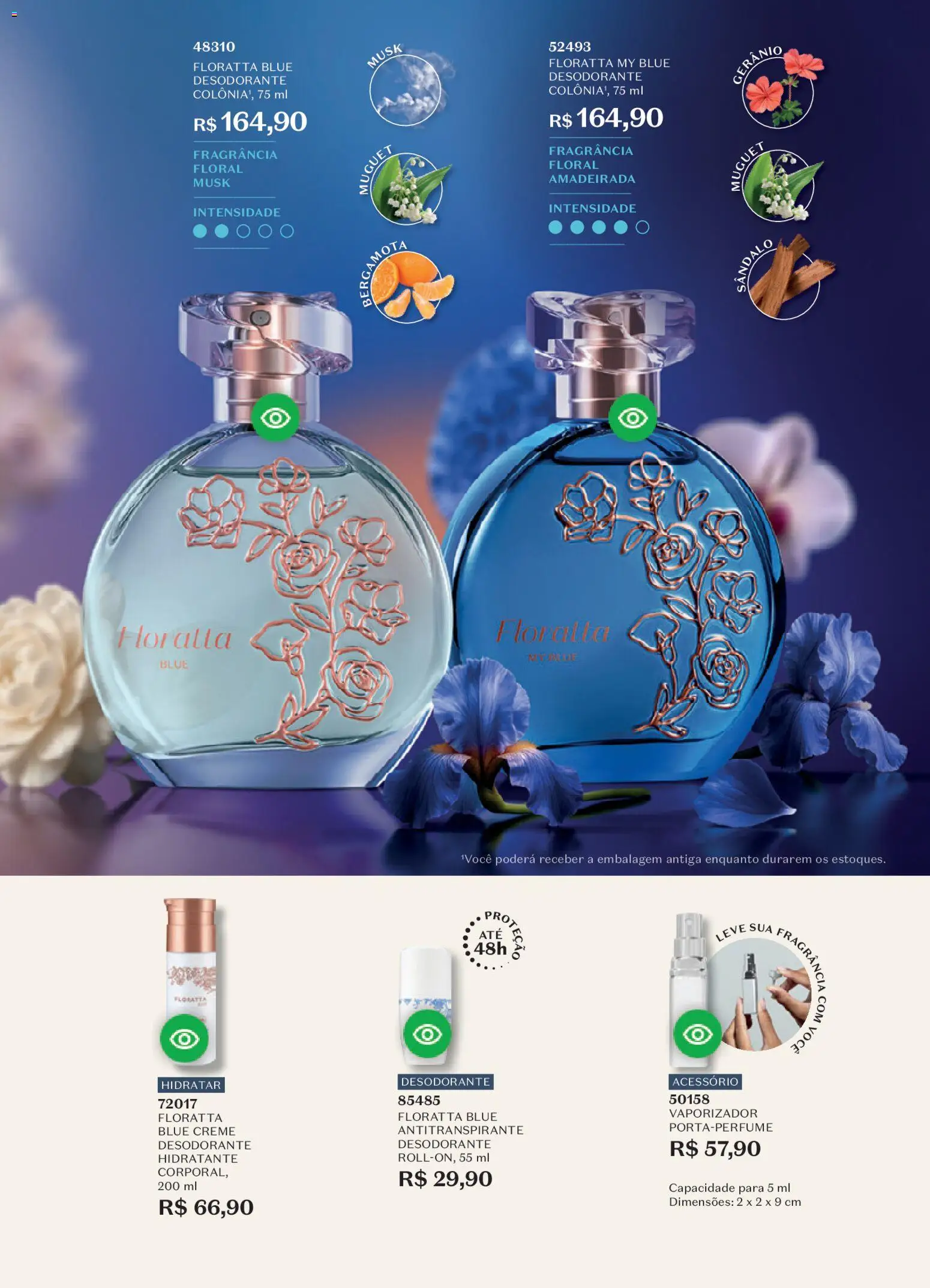 O Boticário Folheto - válido de 02.03.2026 | Página: 67 | Produtos: Fragrância, Desodorante, Creme