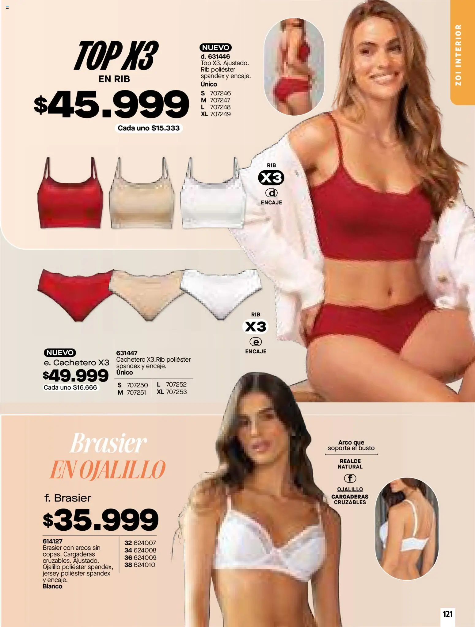 Pacifika revista - valida desde el 24.02.2026 | Página: 123 | Productos: Brasier, Cachetero, Top