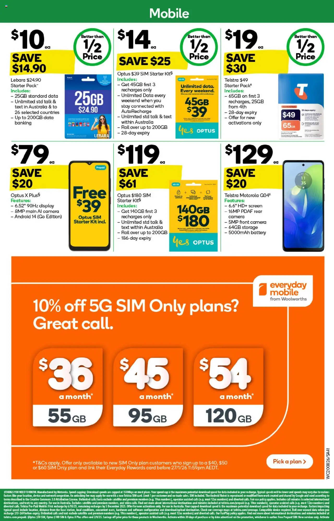 Woolworths catalogue - valid from 20.08.2025 | Page: 41 | Products: Kits, Cap, Device, Robot