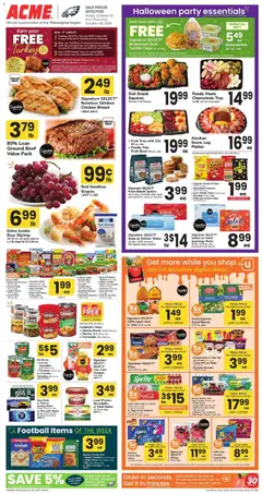 Preview of Acme weekly ads valid from 24.10.2025