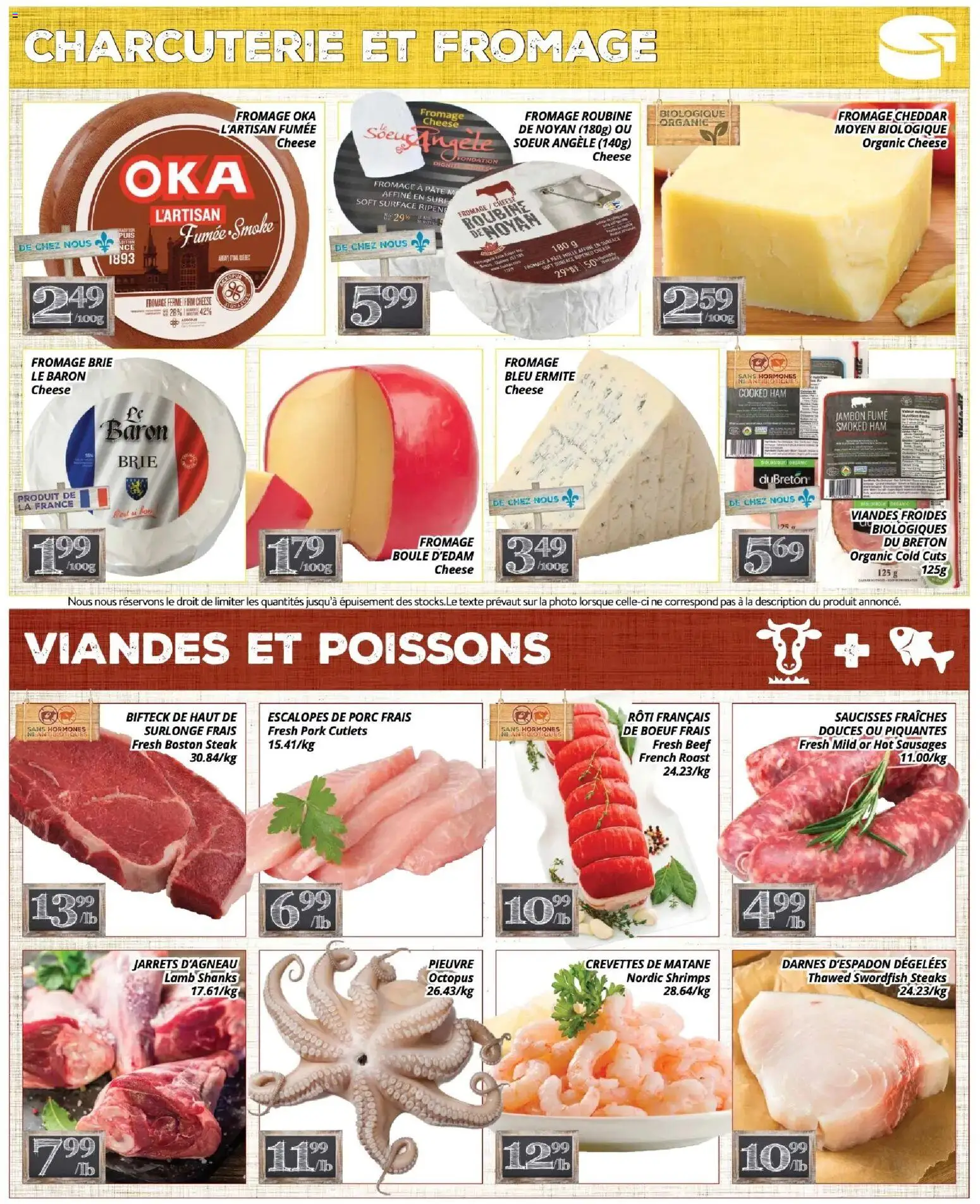 Pa Supermarché flyer valid from 16.03.2026 | Page: 3 | Products: Beef, Cheese, Ham, Pork