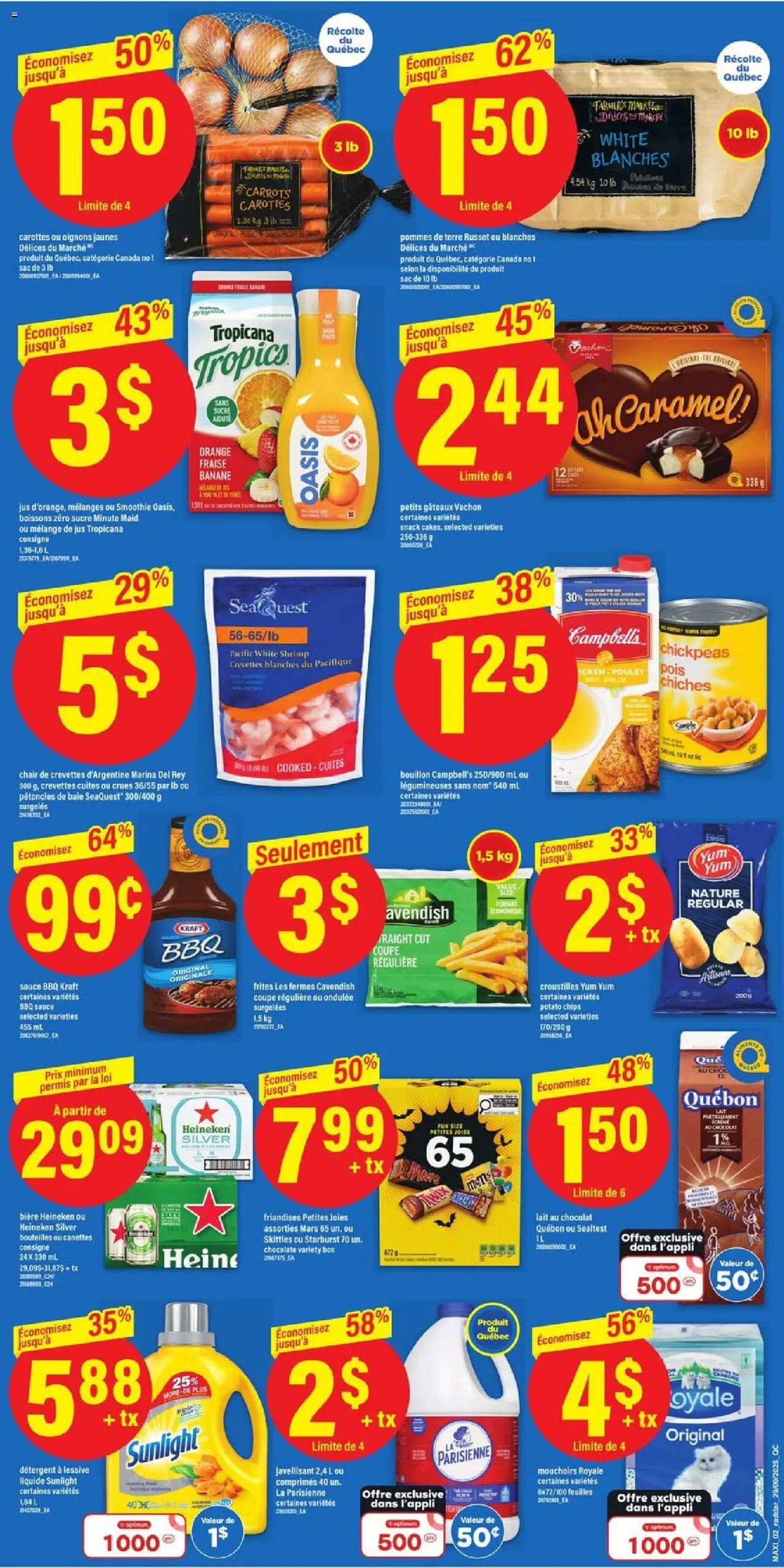 Maxi flyer valid from 02.10.2025 | Page: 2 | Products: Chips, Detergent, Chair, Box