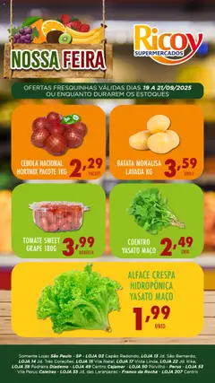 Ricoy - Ofertas Feira - Pré-Visualização do folheto da loja Ricoy, válido de 19.09.2025