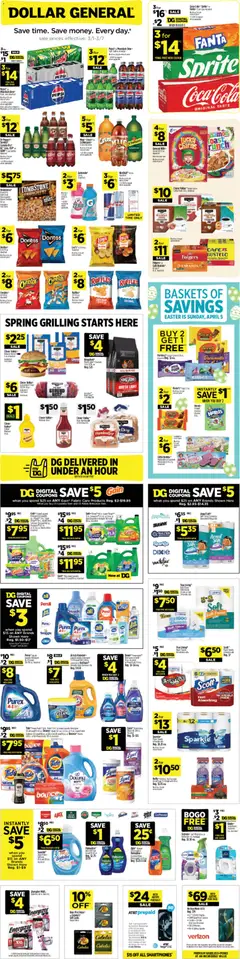 Preview of Dollar General weekly ads valid from 01.03.2026