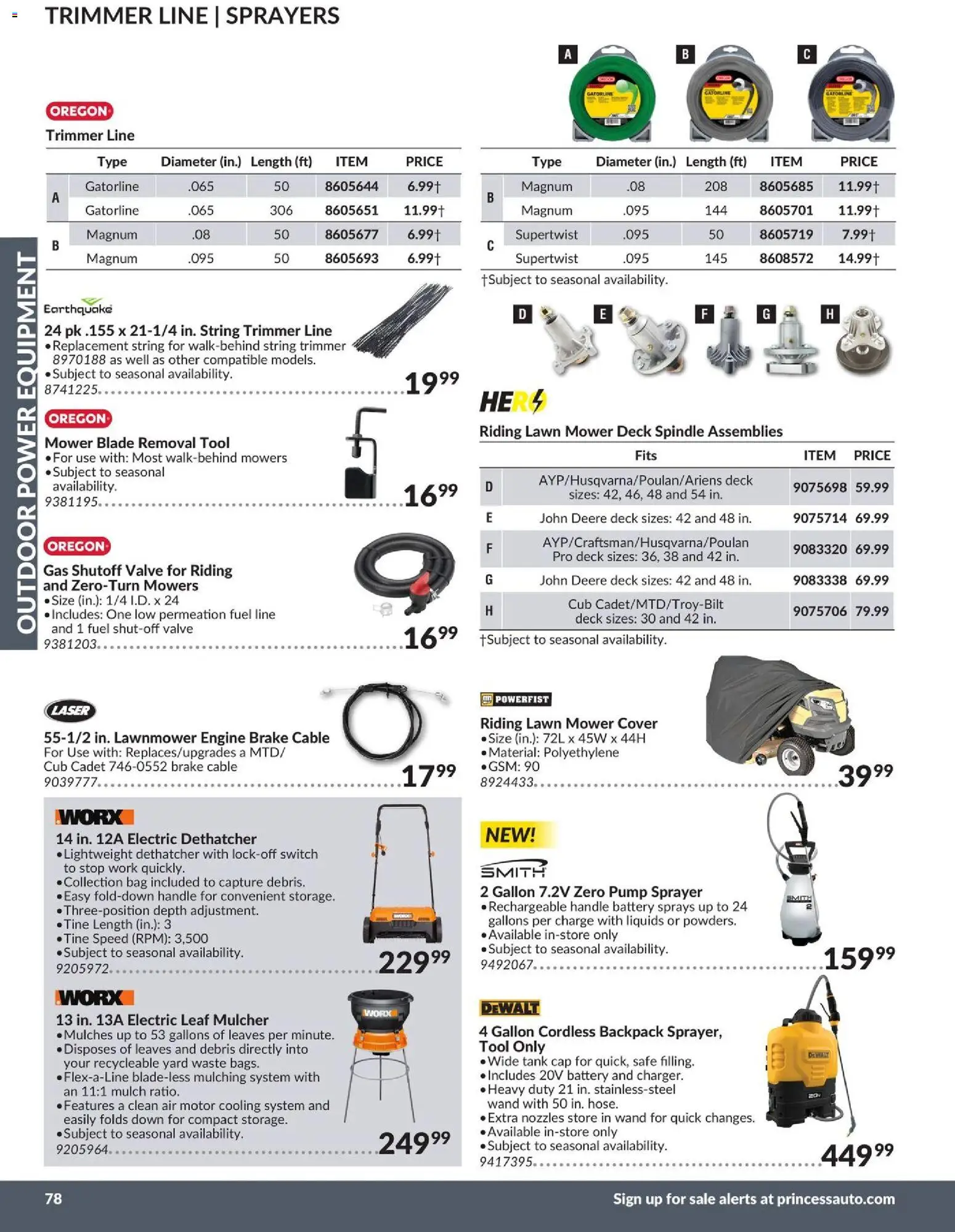 Princess Auto flyer valid from 21.04.2026 | Page: 30 | Products: Backpack, Bag, Mower, Battery