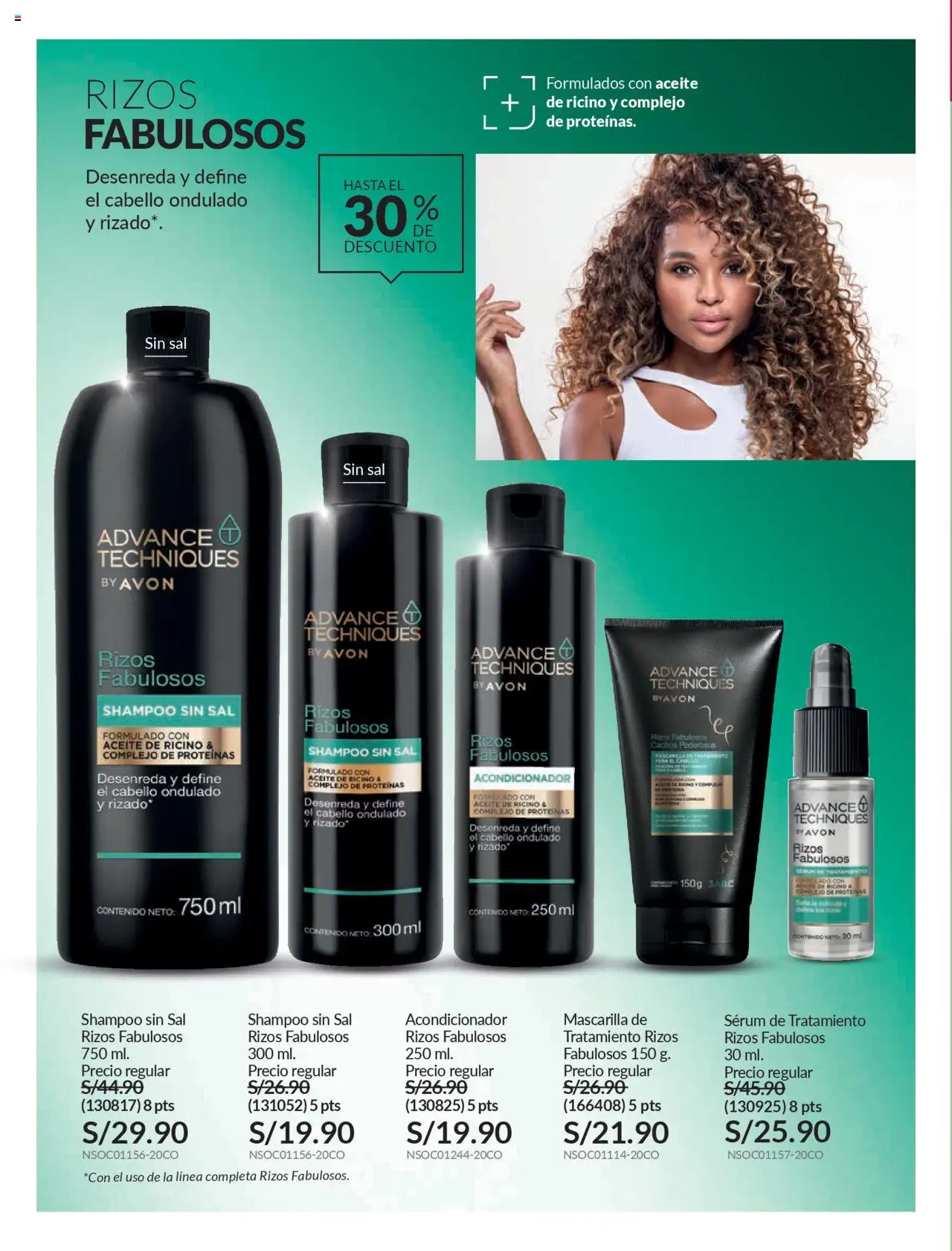 Catálogo Avon válido desde 11.08.2025 | Página: 155 | Productos: Shampoo, Acondicionador, Aceite