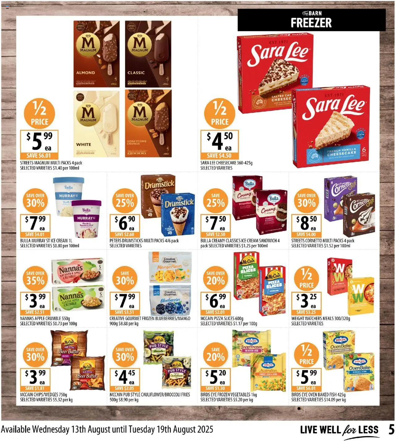 Supabarn catalogue - valid from 13.08.2025 | Page: 5 | Products: Beer, Fish, Cream, Oven