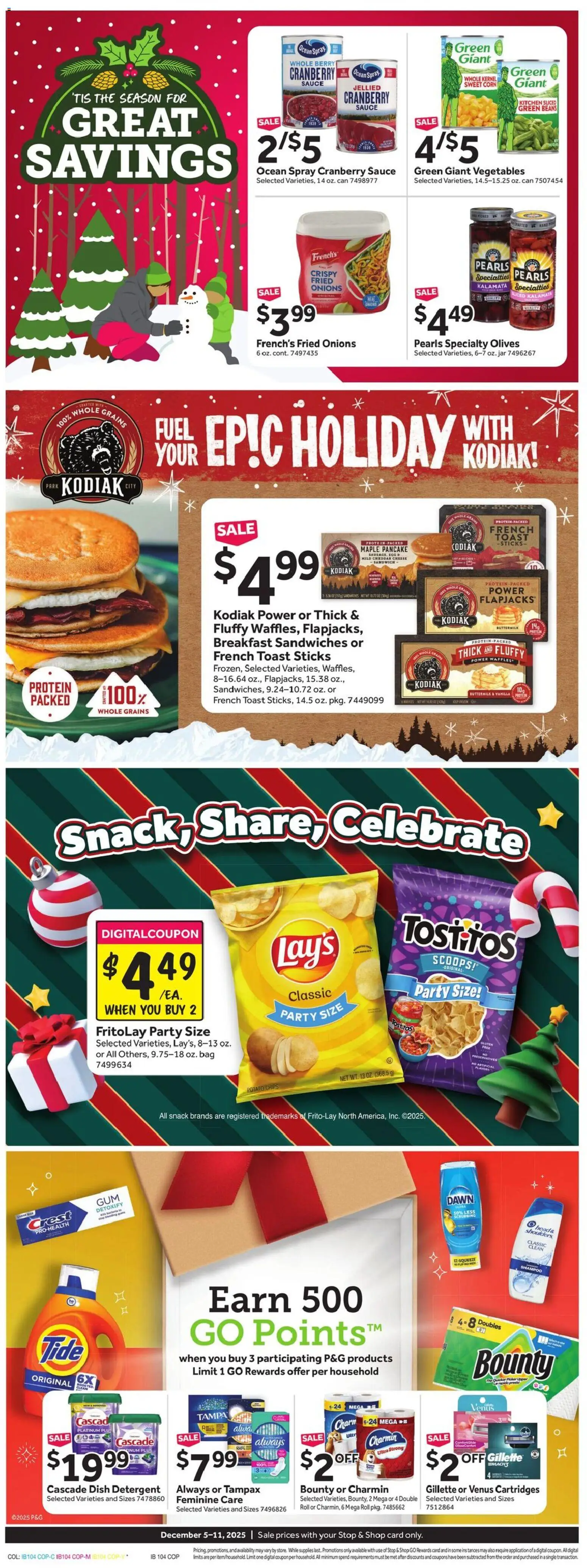 Stop & Shop Weekly Circular - CT - valid from 05.12.2025 | Page: 8 | Products: Shampoo, Cheese, Pork, Sauce