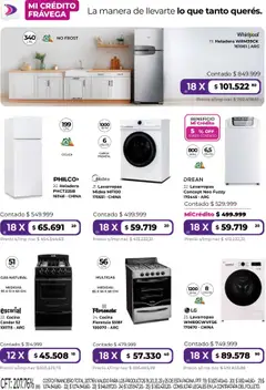 Frávega ofertas │ válido desde el 01.07.2025 | Página: 4 | Productos: Cocina, Sobre, Lavarropas, Heladera
