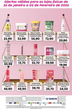 Tauste - Ofertas Especial Perfumaria - Pré-Visualização do folheto da loja Tauste, válido de 26.01.2026 | Página: 2 | Produtos: Lip balm, Óleo, Creme, Protetor labial