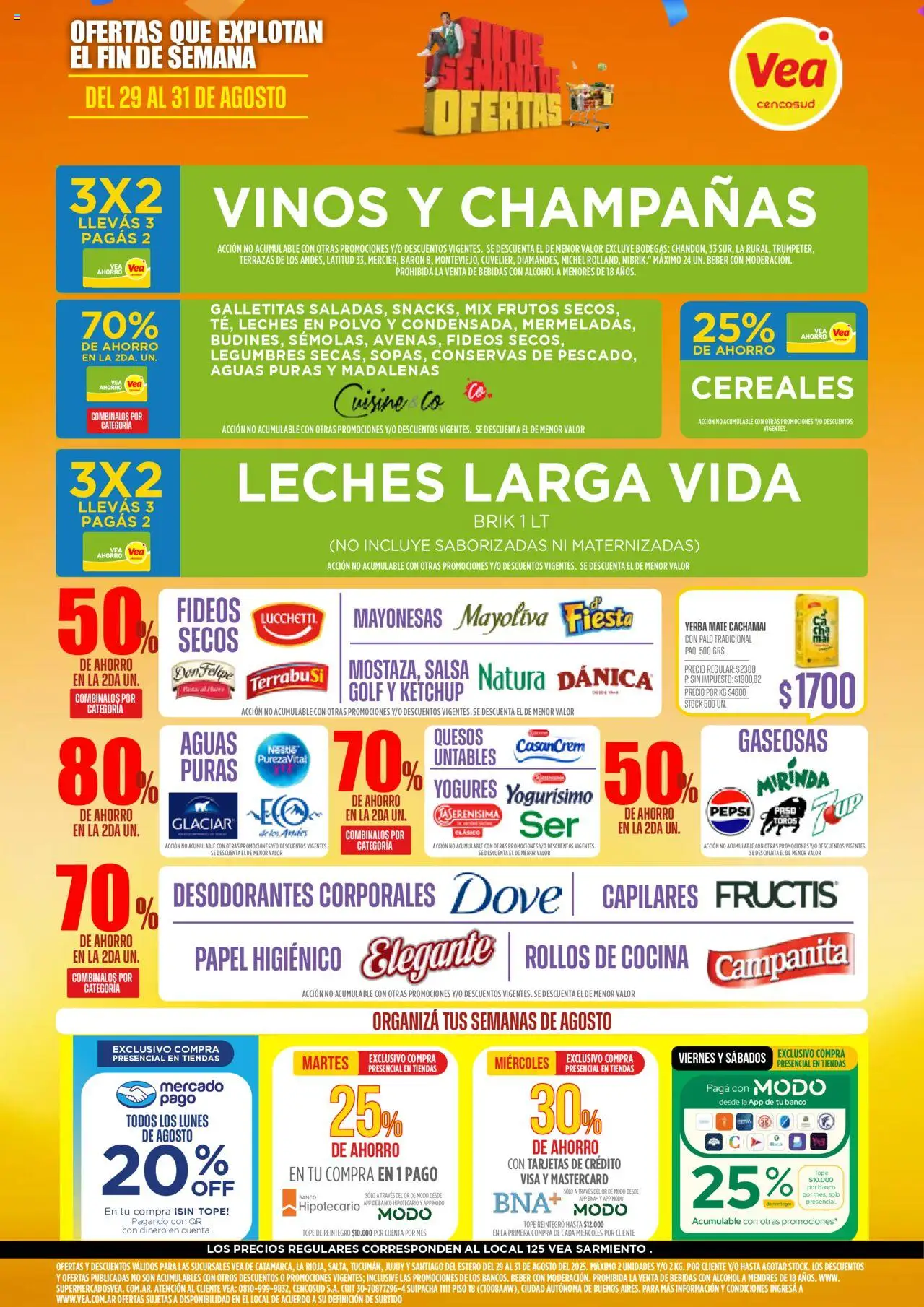 Vea ofertas - Catamarca │ válido desde el 29.08.2025 | Página: 1 | Productos: Mate, Banco, Polvo, Cereales