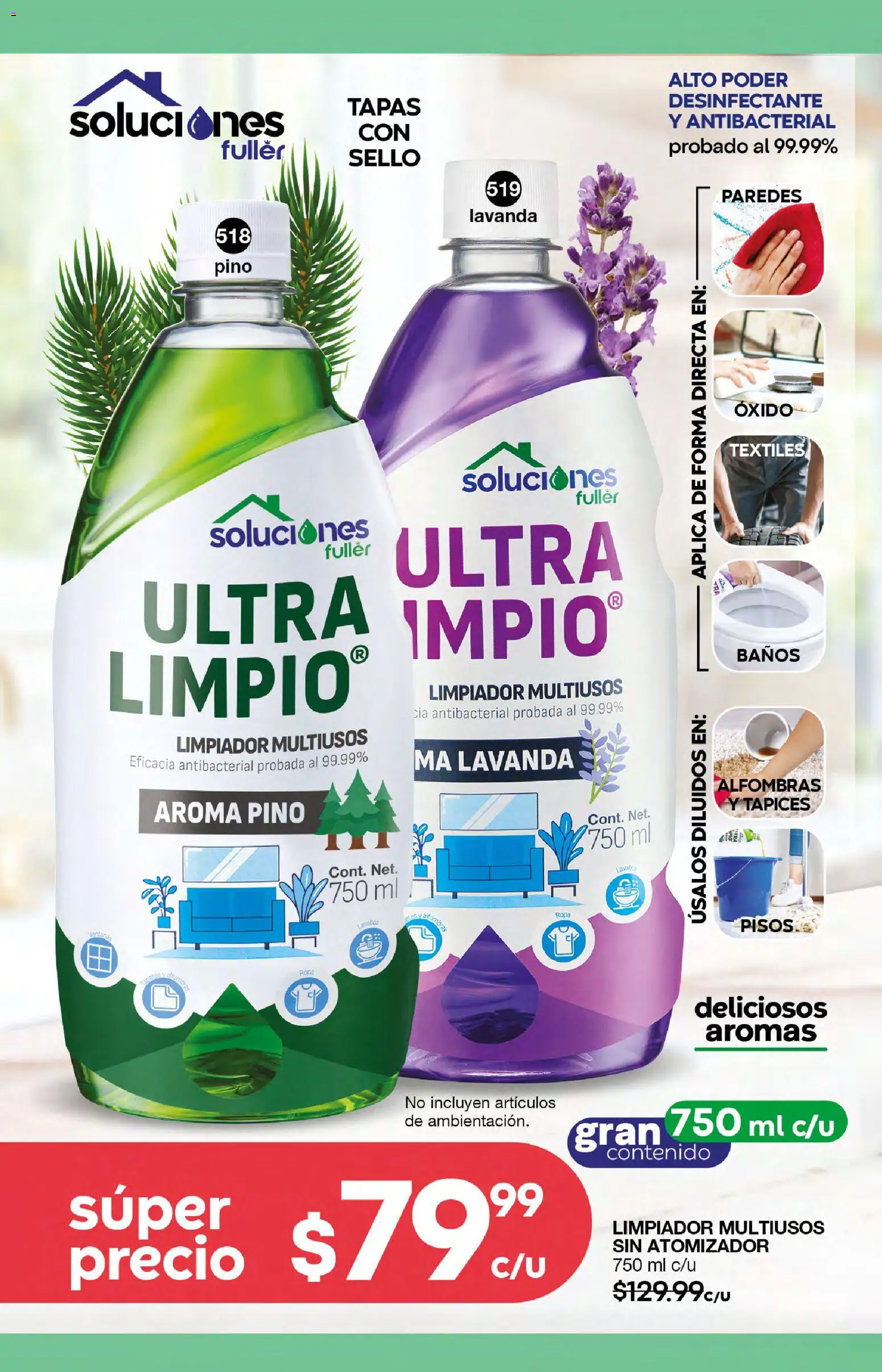 Nuevas ofertas de Fuller válidas en toda la República Mexicana desde el 07.01.2026. ¡Encuentra las mejores ofertas en Fuller campaña 20 2026! | Página: 162 | Productos: Limpiador, Desinfectante, Ropa