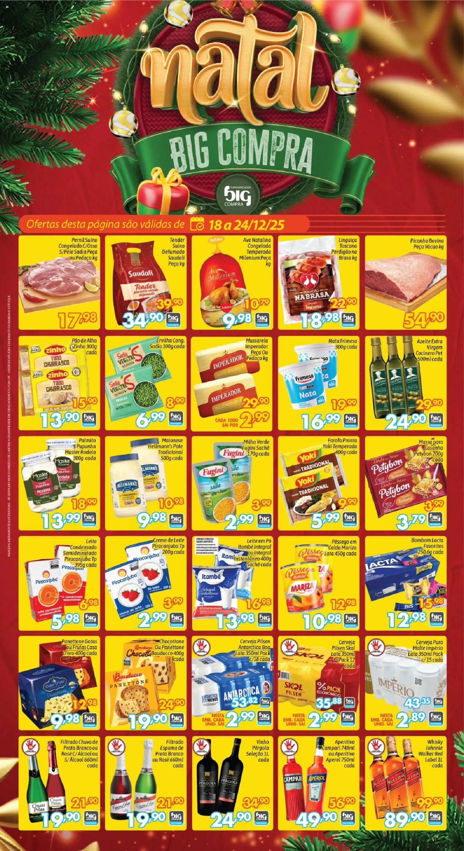 Big Compra Folheto - válido de 18.12.2025 | Página: 1 | Produtos: Pó, Nata, Maionese, Bombom