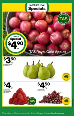 Preview of Woolworths catalogue TAS - valid from 08.04.2026 | Page: 11 | Products: Apples, Grapes