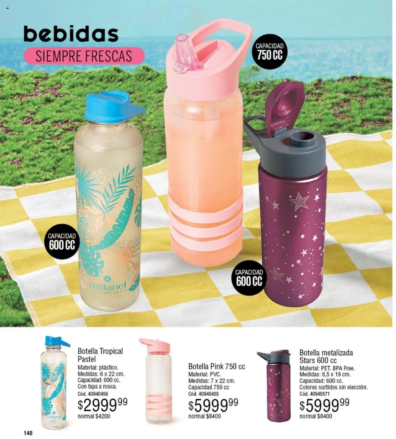 Millanel catálogo │ válido desde el 18.08.2025 | Página: 140 | Productos: Botella