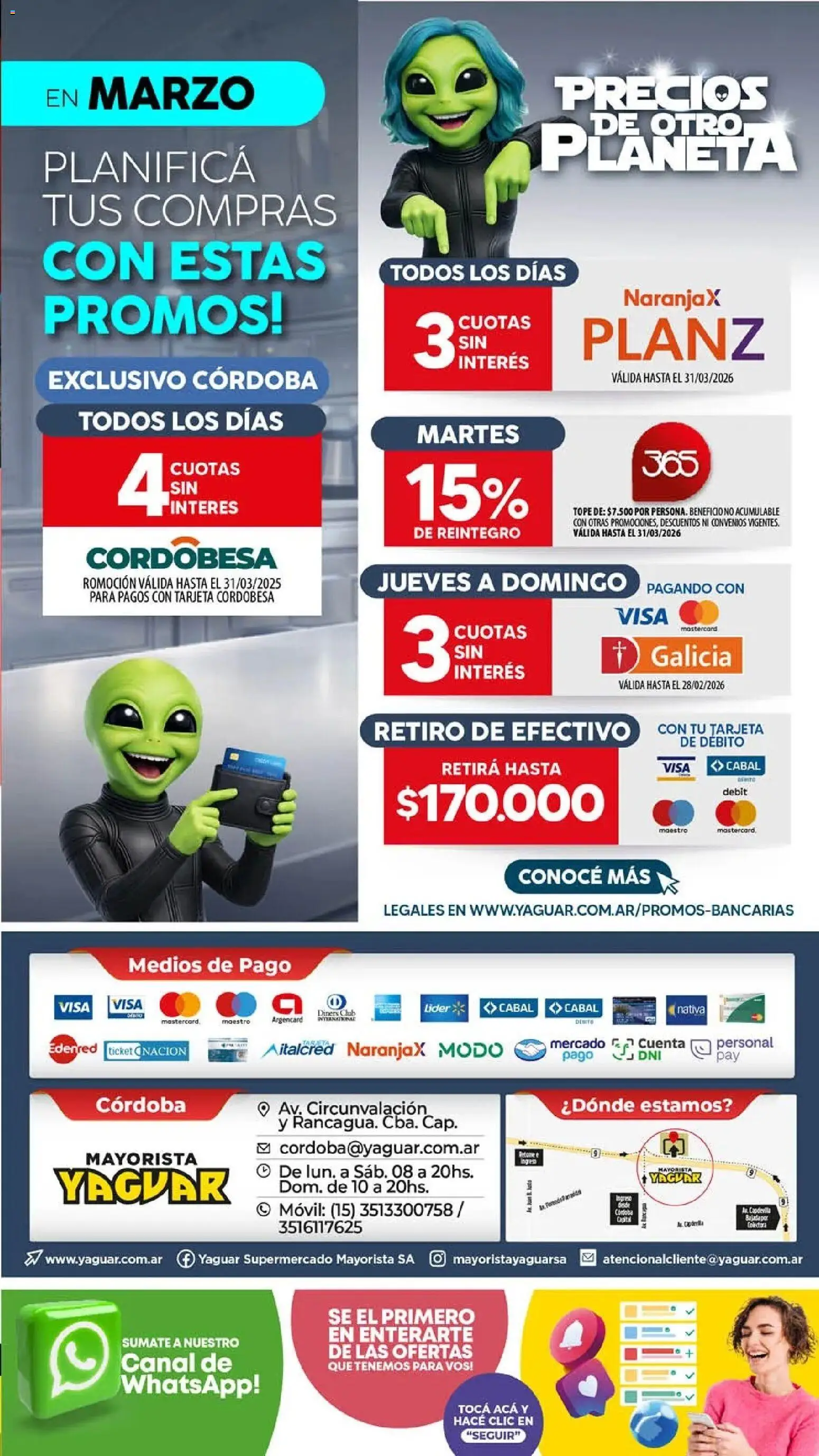 Yaguar - Oferta Semanal Córdoba │ válido desde el 09.03.2026 | Página: 17 | Productos: Movil