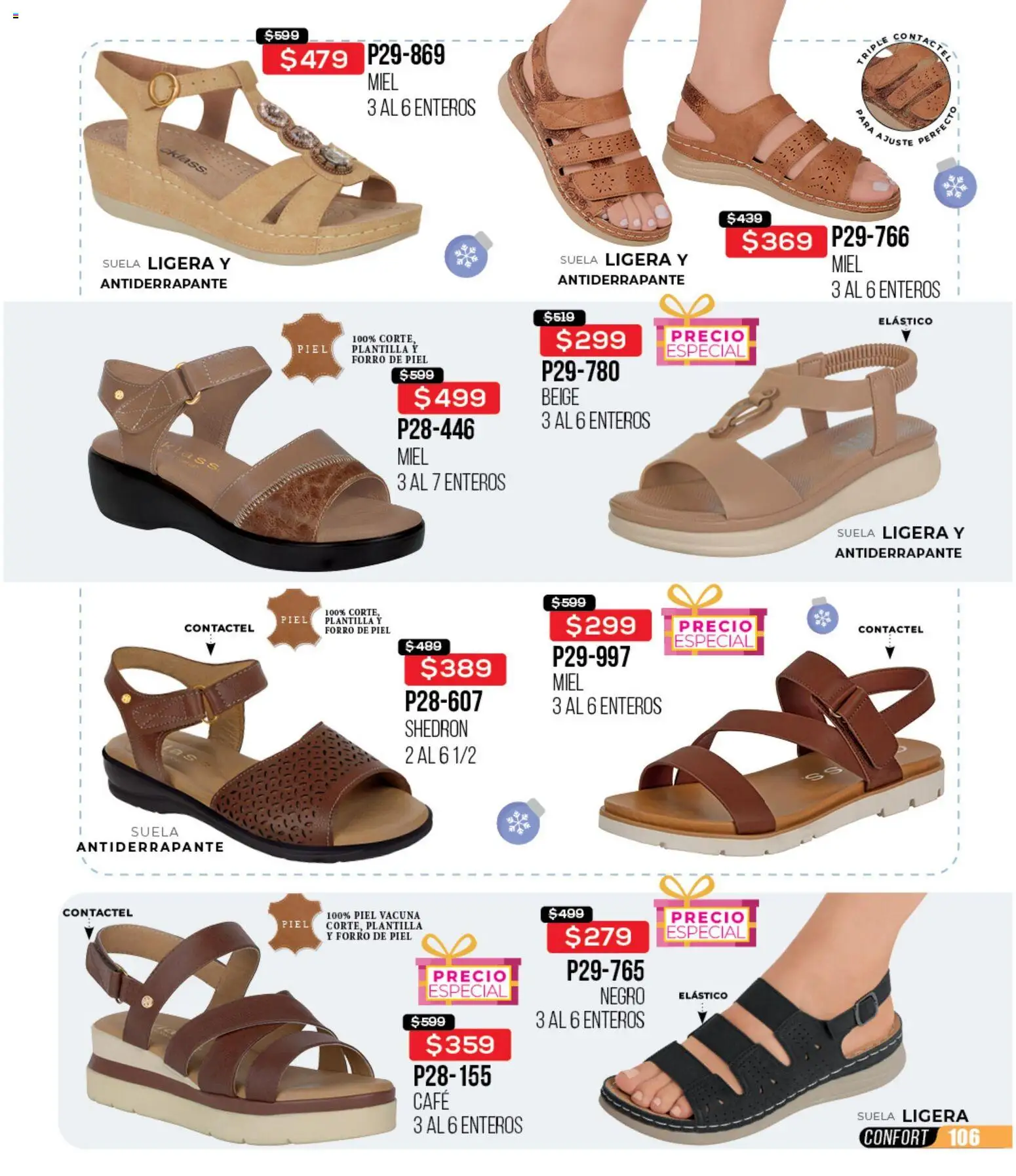 Nuevas ofertas de Cklass válidas en toda la República Mexicana desde el 30.11.2025. ¡Encuentra las mejores ofertas en Cklass catálogo Rebajas Navideñas Calzado! | Página: 107 | Productos: Café