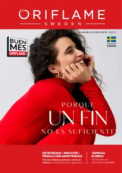 Vista previa de Oriflame Buen Fin, nuevo folleto de la tienda, válido en México a partir del 25.10.2025
