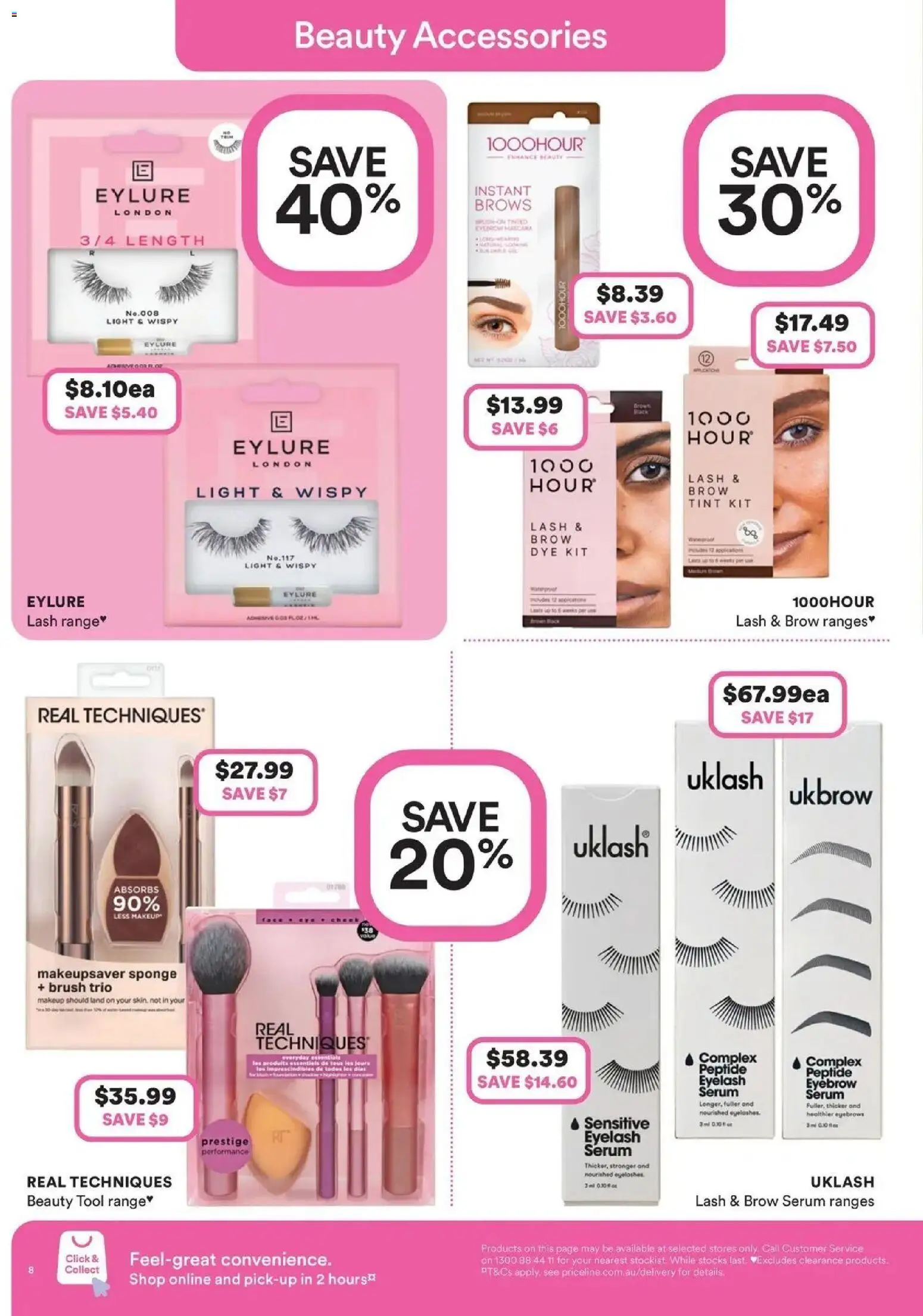 Priceline Pharmacy catalogue - valid from 23.04.2026 | Page: 8 | Products: Brush, Accessories, Eyebrow, Eyelash serum