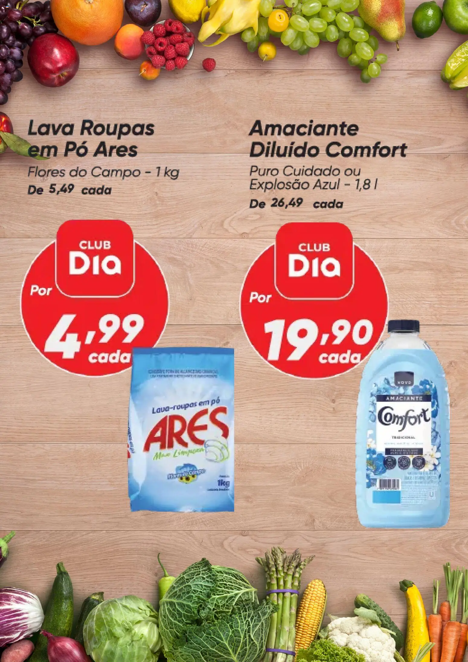 Dia Folheto - válido de 23.10.2025 | Página: 10 | Produtos: Pó, Flores, Roupas, Amaciante