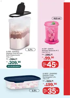 Vista previa de Tupperware catálogo, nuevo folleto de la tienda, válido en México a partir del 20.04.2026 | Página: 93 | Productos: Modular