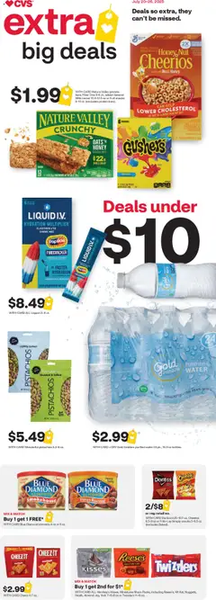 Preview of CVS Pharmacy weekly ads valid from 20.07.2025