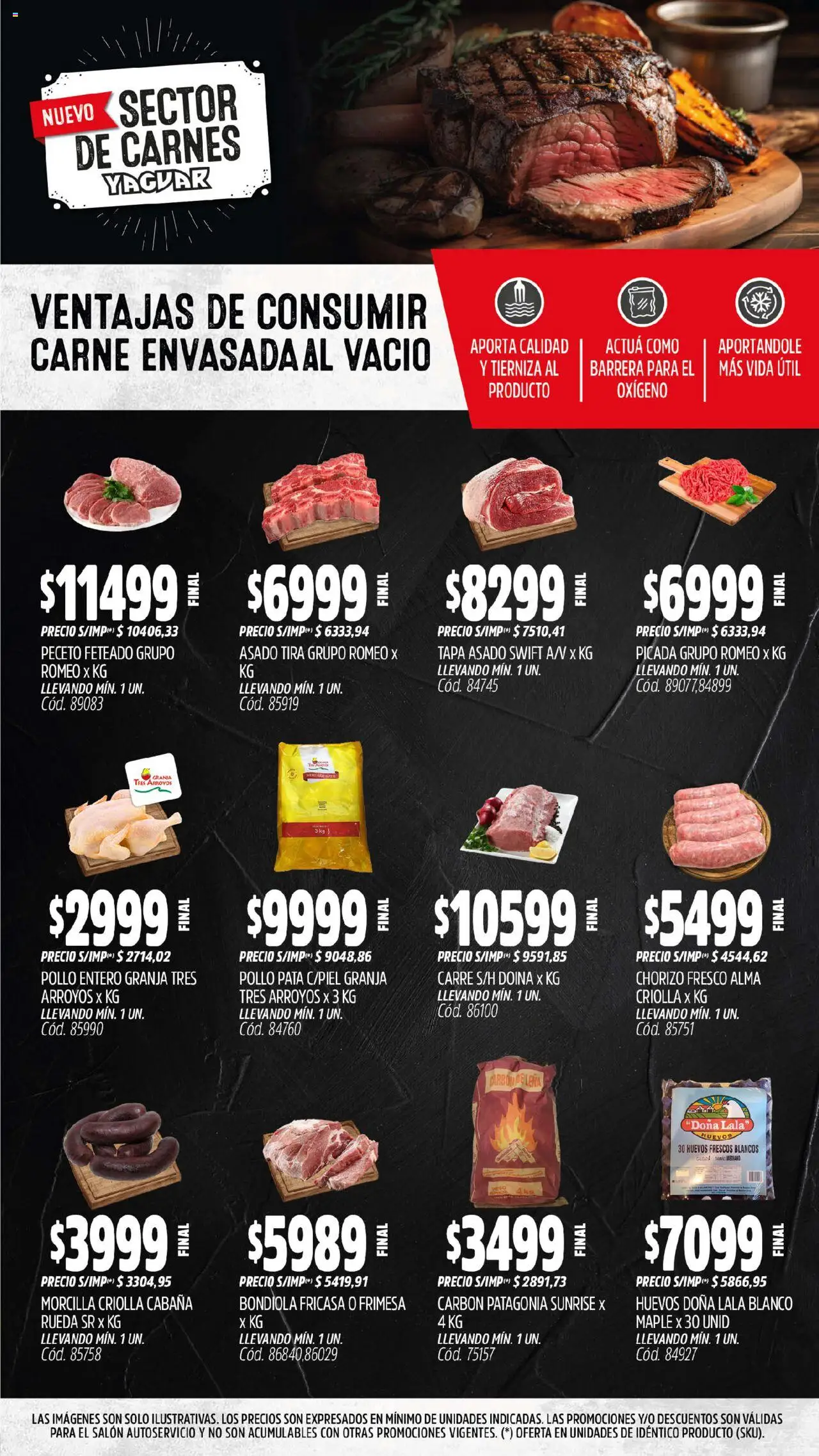 Yaguar - Maschwitz │ válido desde el 04.08.2025 | Página: 8 | Productos: Peso, Pollo, Huevos, Chorizo