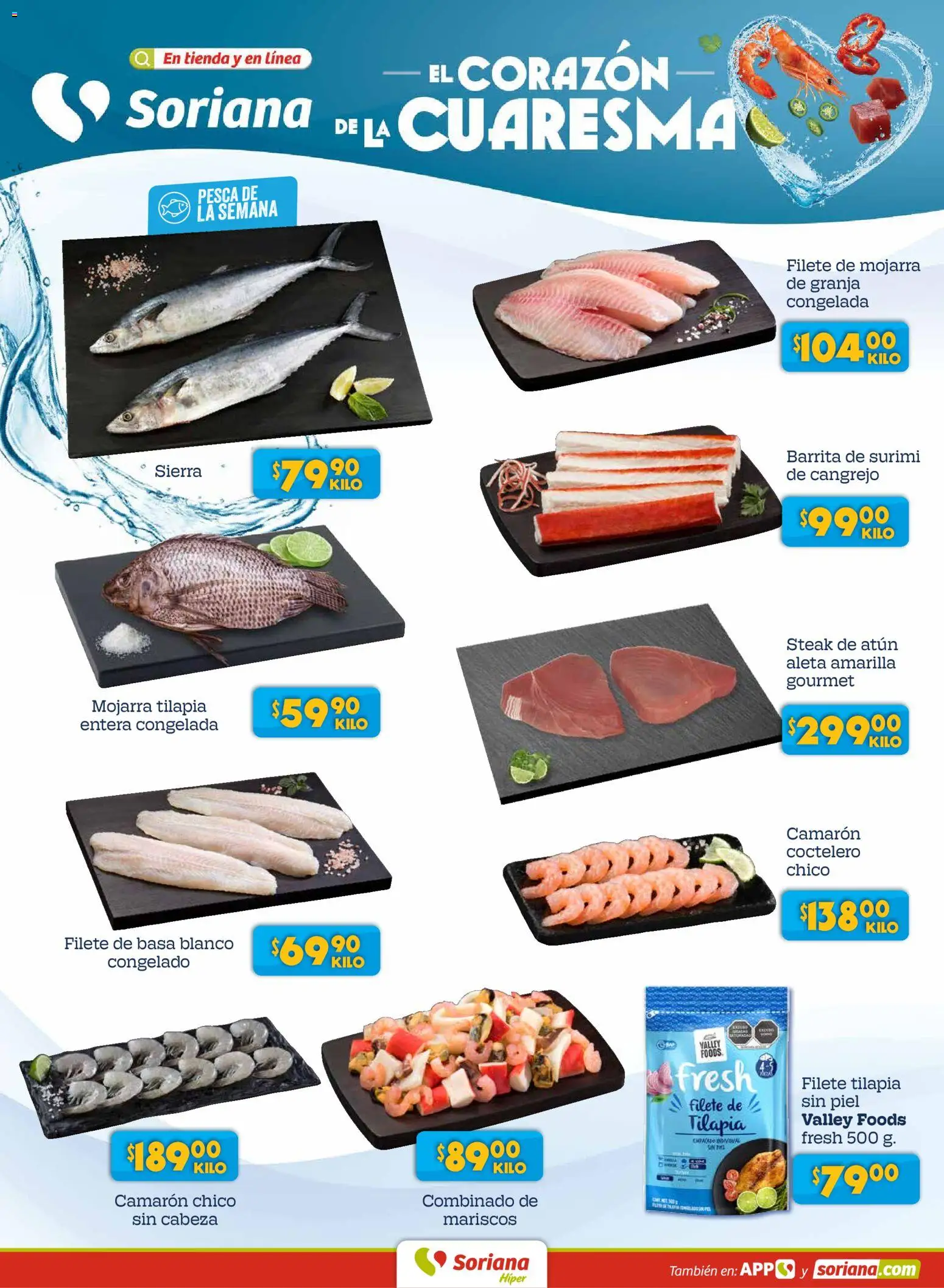 Nuevas ofertas de Soriana Martes y Miércoles del Campo Híper: Nuevo León, Ciudad Victoria y Tampico válidas en toda la República Mexicana desde el 17.03.2026. ¡Encuentra las mejores ofertas en Soriana Martes y Miércoles del Campo Híper: Nuevo León, Ciudad Victoria y Tampico! | Página: 4 | Productos: Atún, Sierra