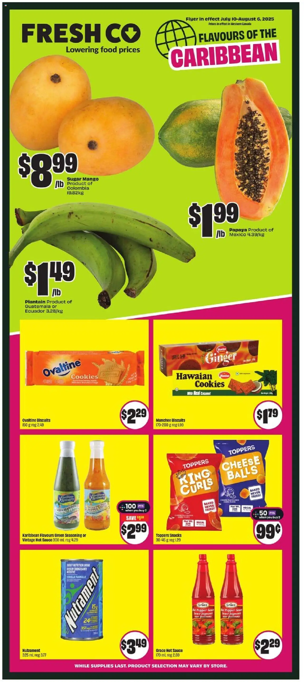 FreshCo flyer valid from 31.07.2025 | Page: 14 | Products: Cookies, Cheese