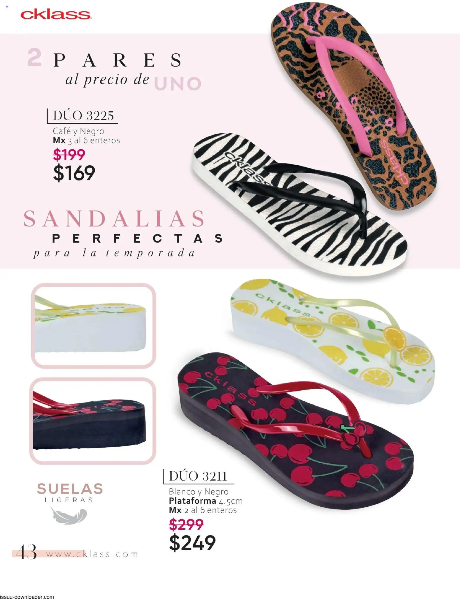 Nuevas ofertas de Cklass válidas en toda la República Mexicana desde el 26.01.2026. ¡Encuentra las mejores ofertas en Cklass catálogo Especial Calzado! | Página: 44