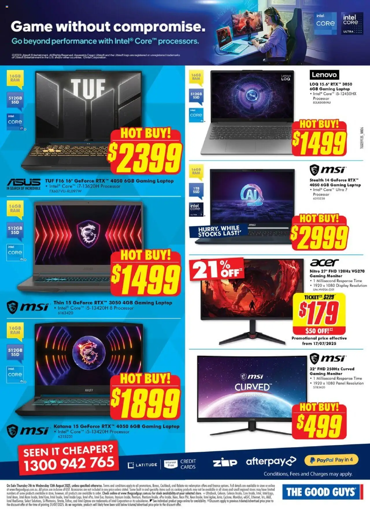 The Good Guys catalogue - valid from 06.08.2025 | Page: 23 | Products: Accessories, Monitor, Game, Laptop