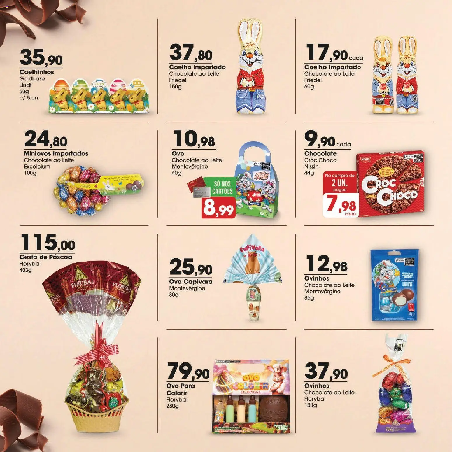 Zaffari Folheto - válido de 10.03.2026 | Página: 6 | Produtos: Leite, Cesta, Chocolate