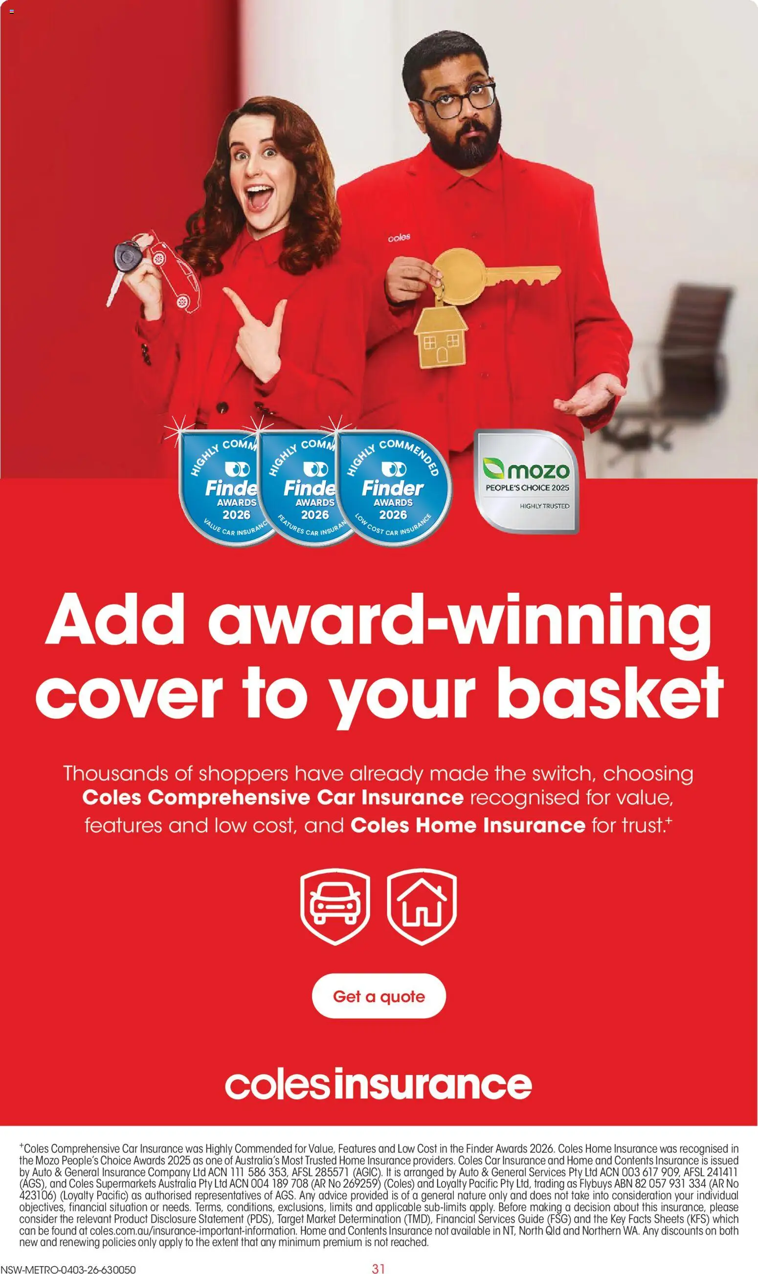 Coles catalogue - valid from 04.03.2026 | Page: 31 | Products: Basket