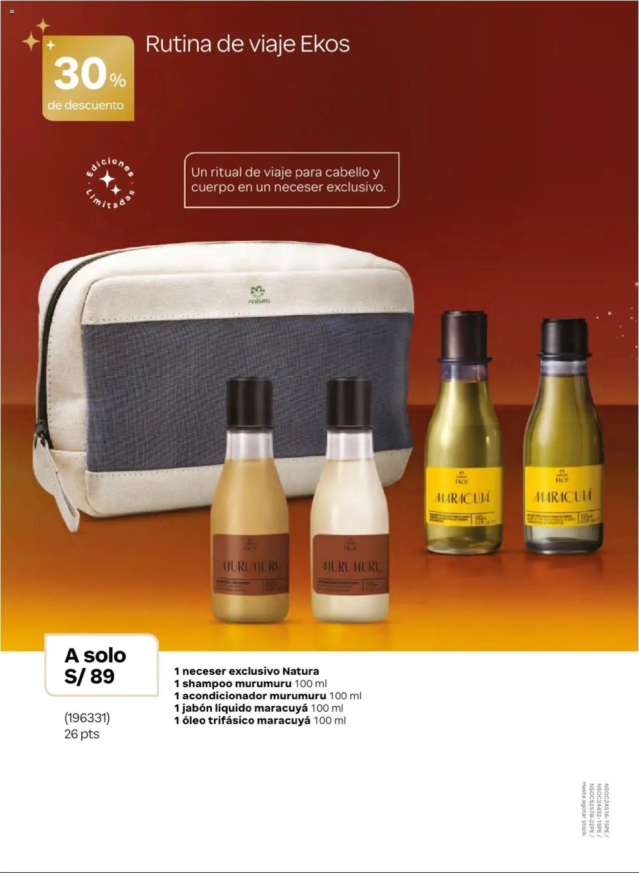 Catálogo Natura válido desde 03.10.2025 | Página: 45 | Productos: Shampoo, Acondicionador, Jabón